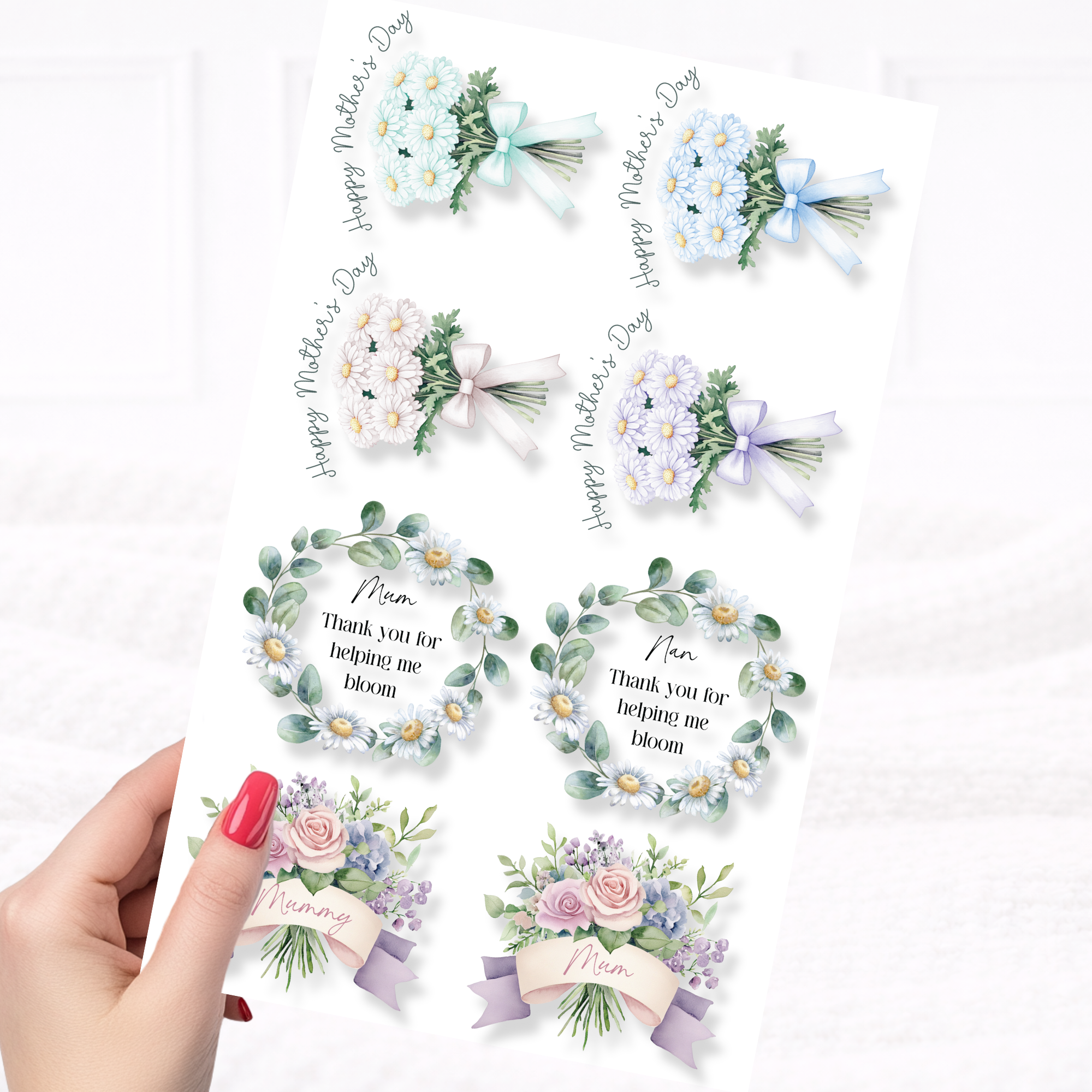 UVDTF  - Mother's Day Floral Bundle