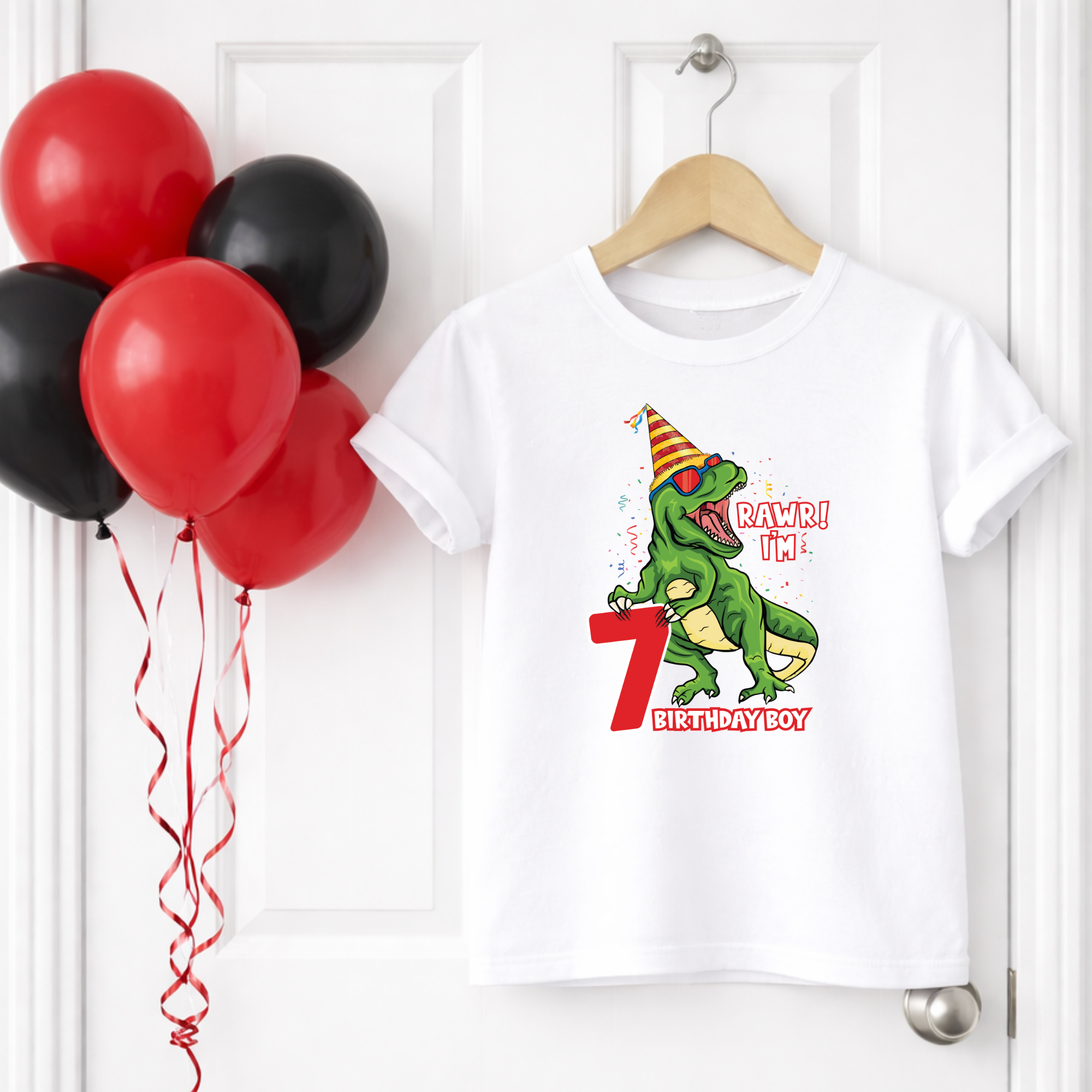 DTF - Dinosaur Birthday Designs