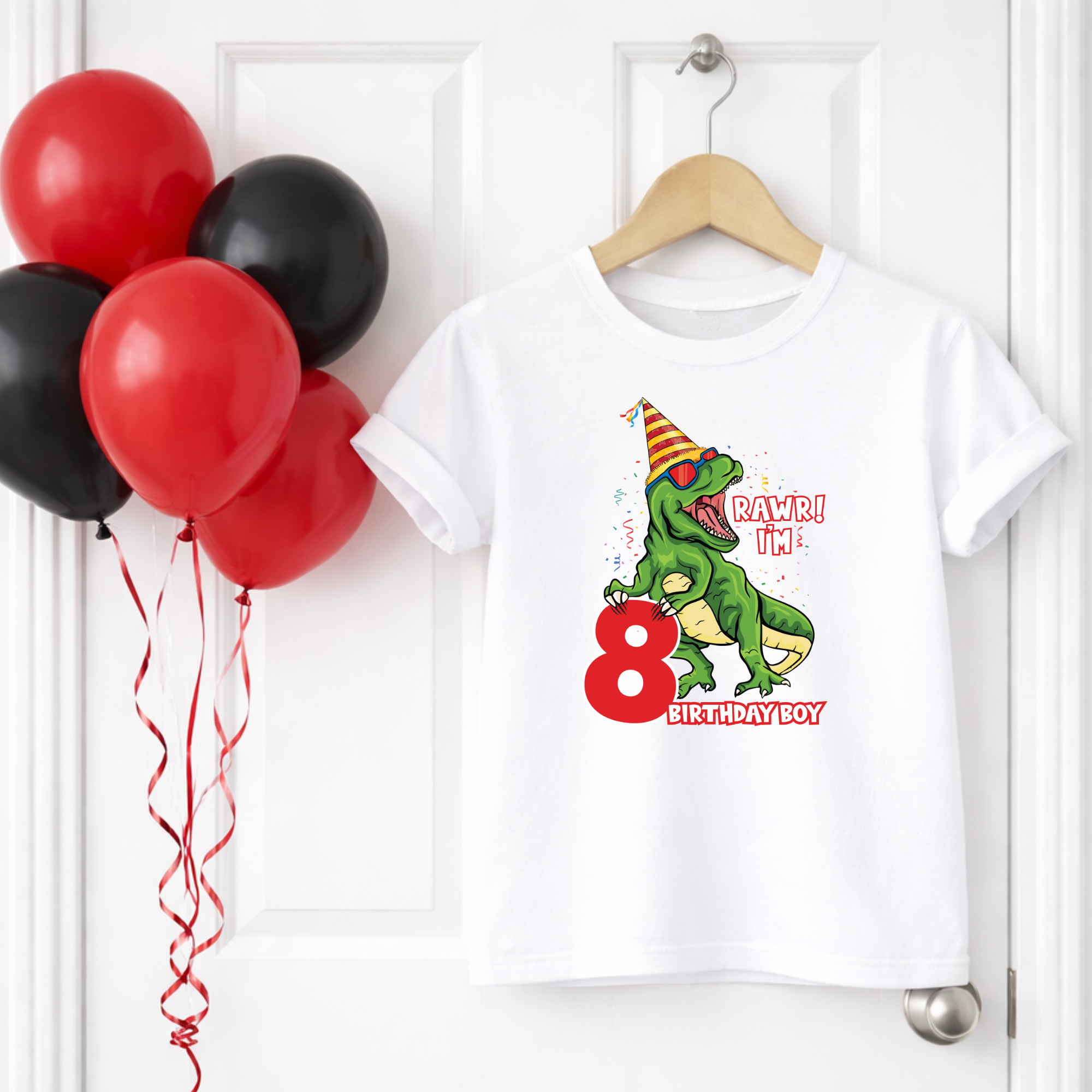 DTF - Dinosaur Birthday Designs