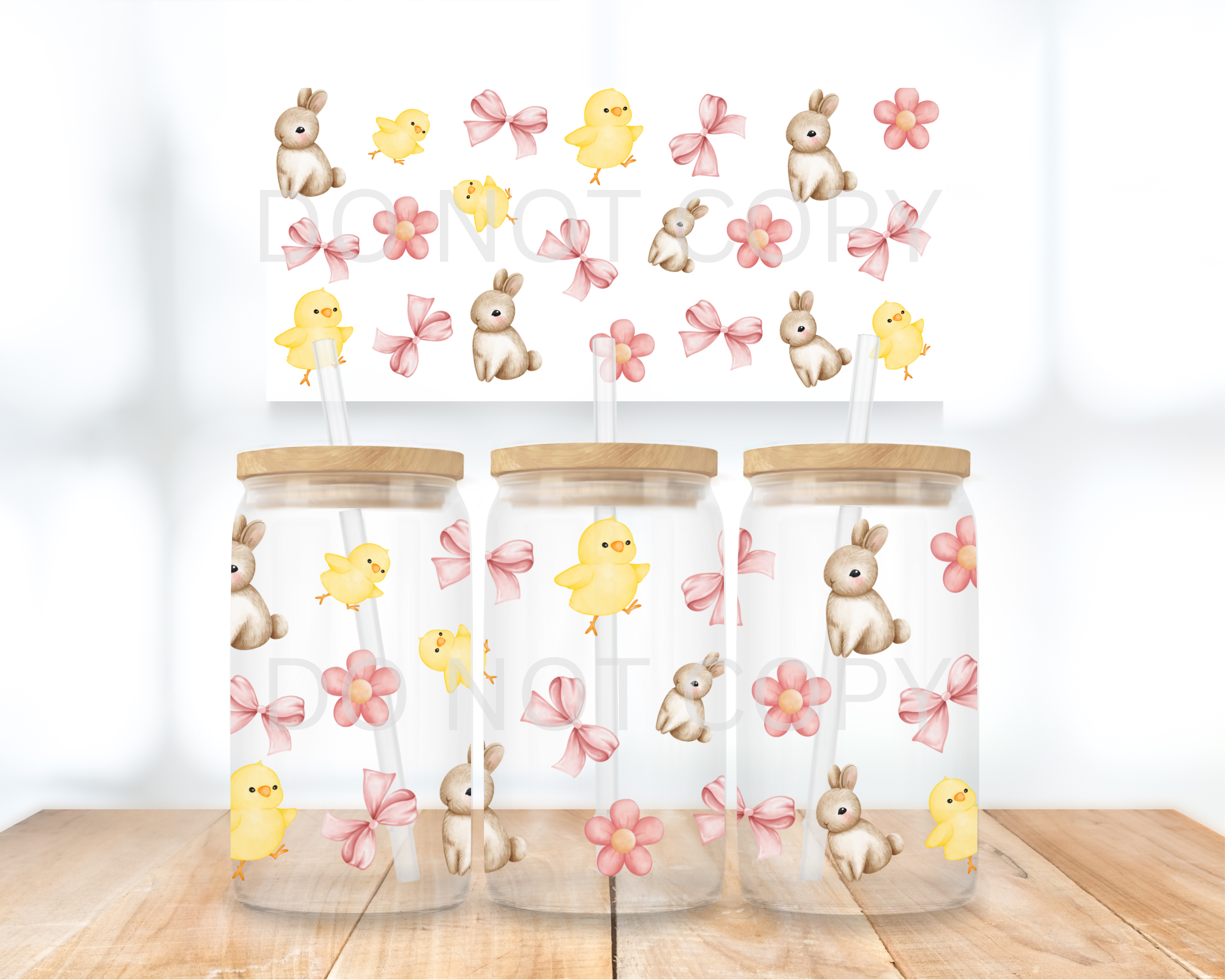 UVDTF - Bunnies, Chicks & Bows