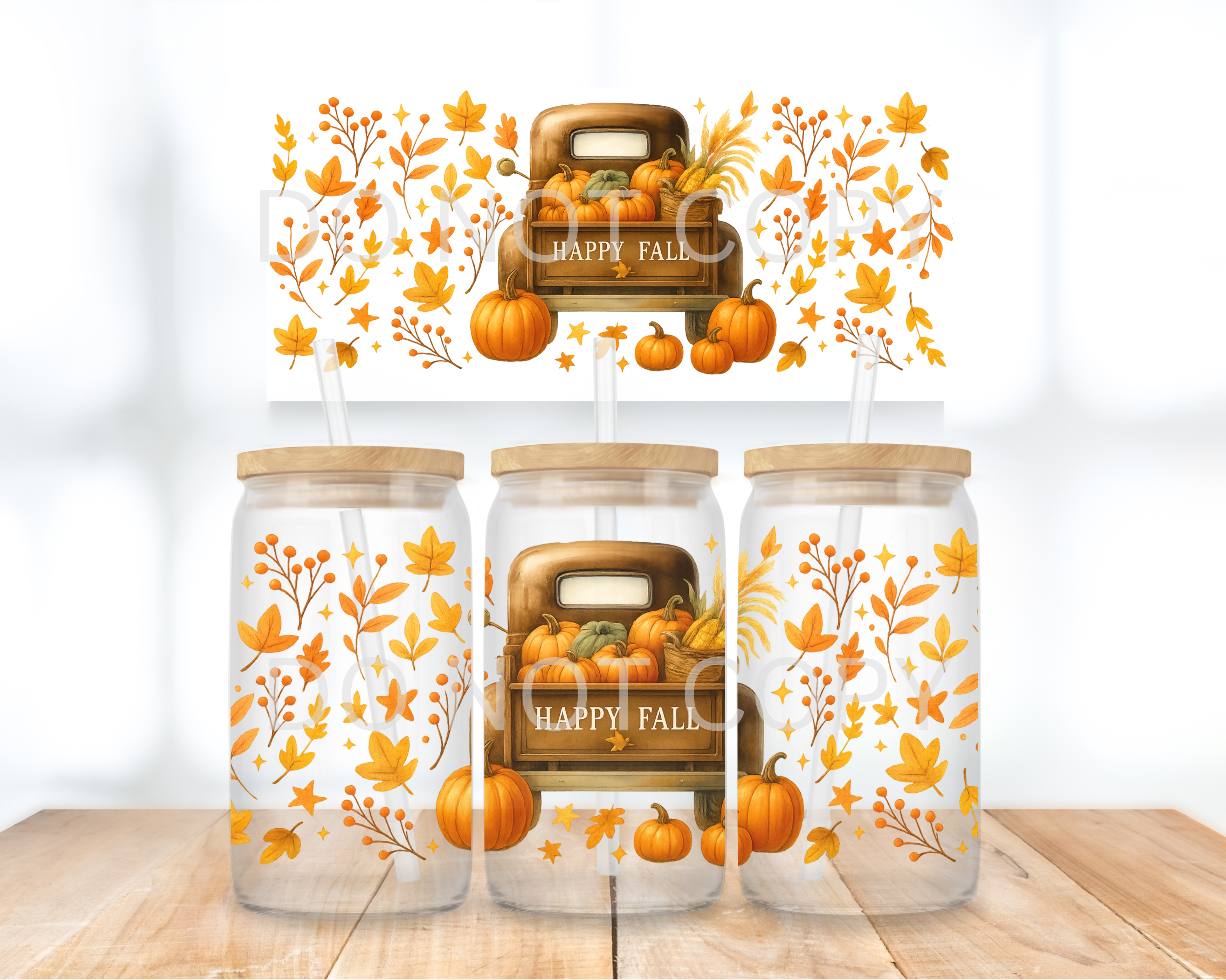 UVDTF - Happy Fall Truck
