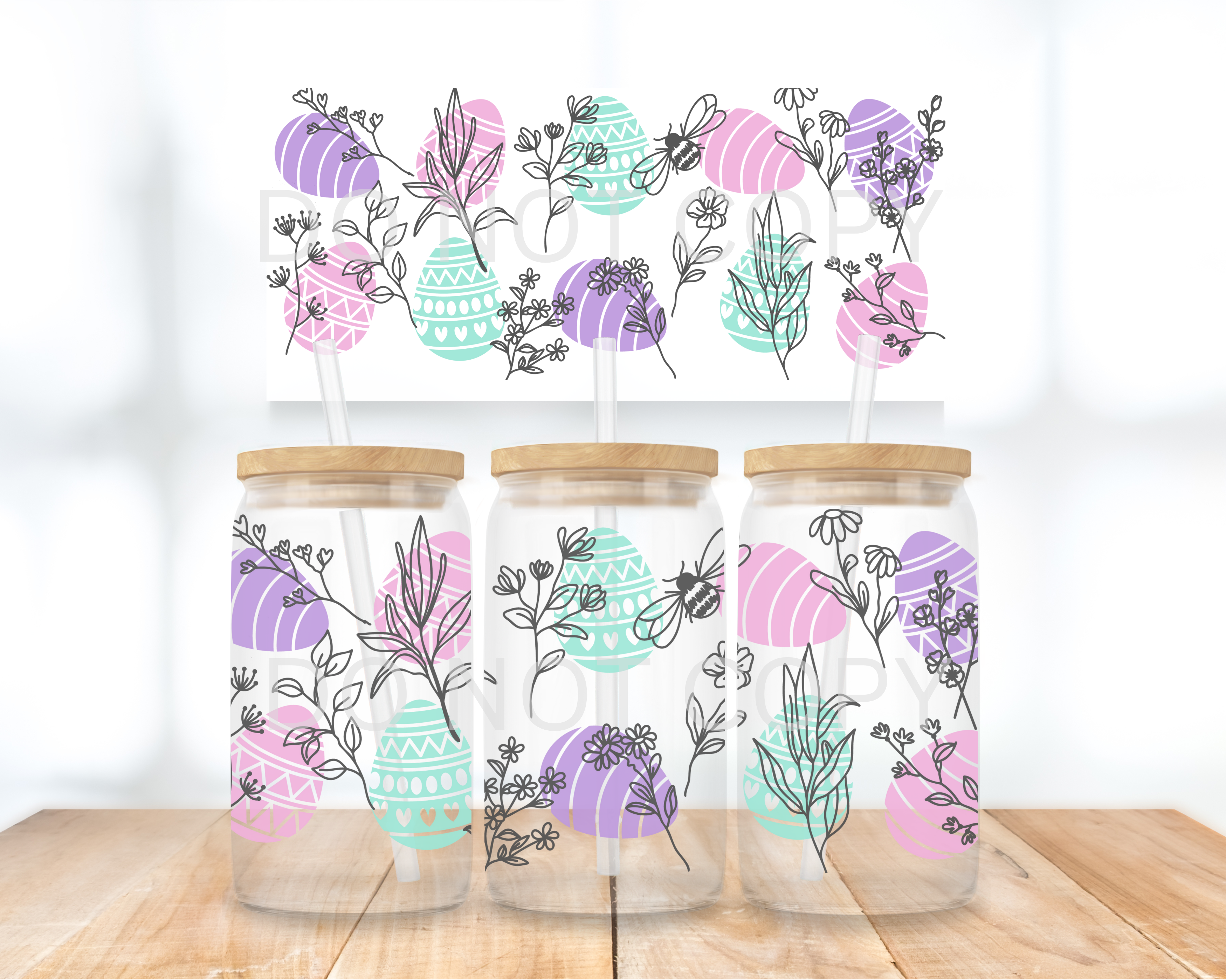 UVDTF - Pink, Purple, Mint Eggs