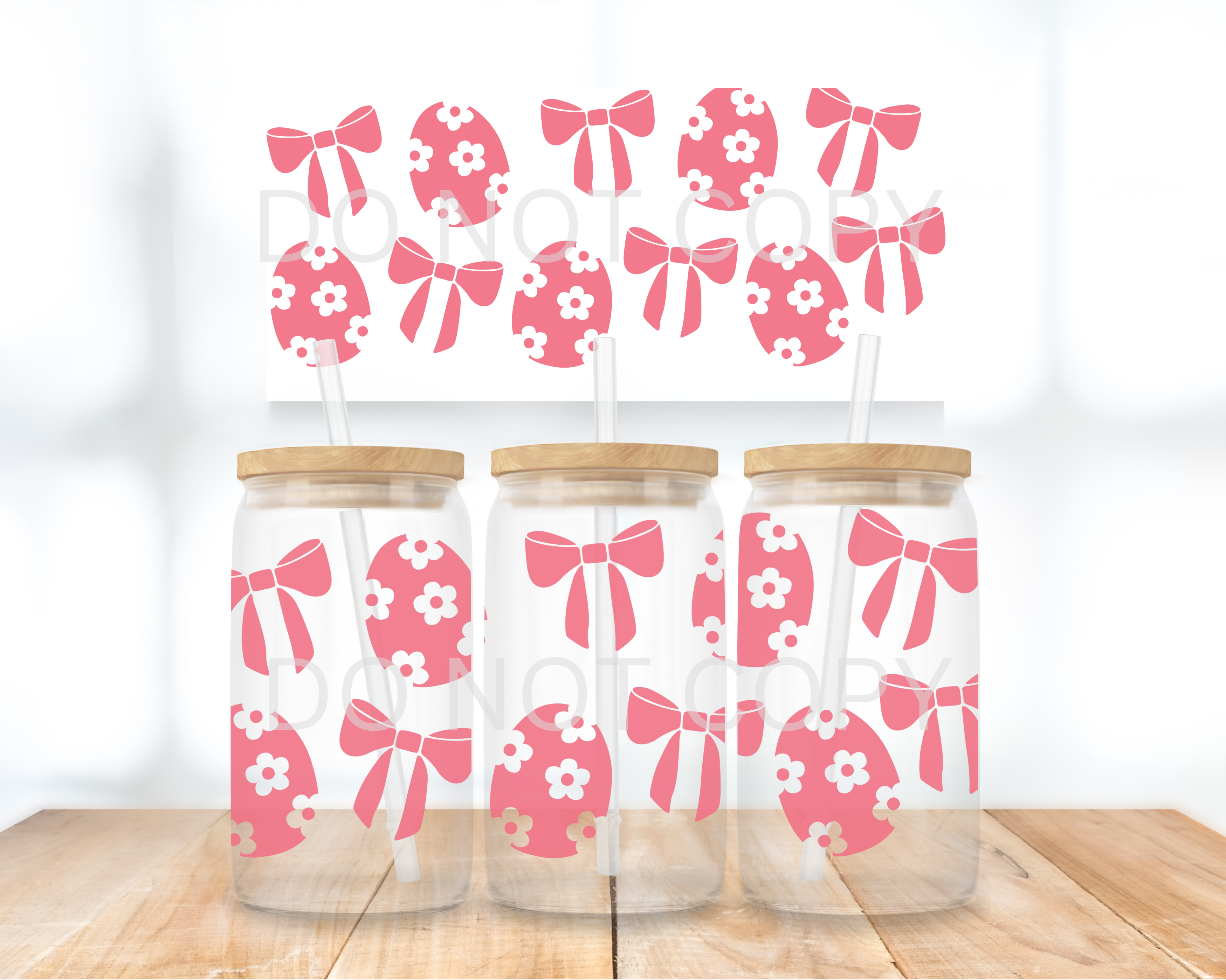 UVDTF - Pink Bow & Egg