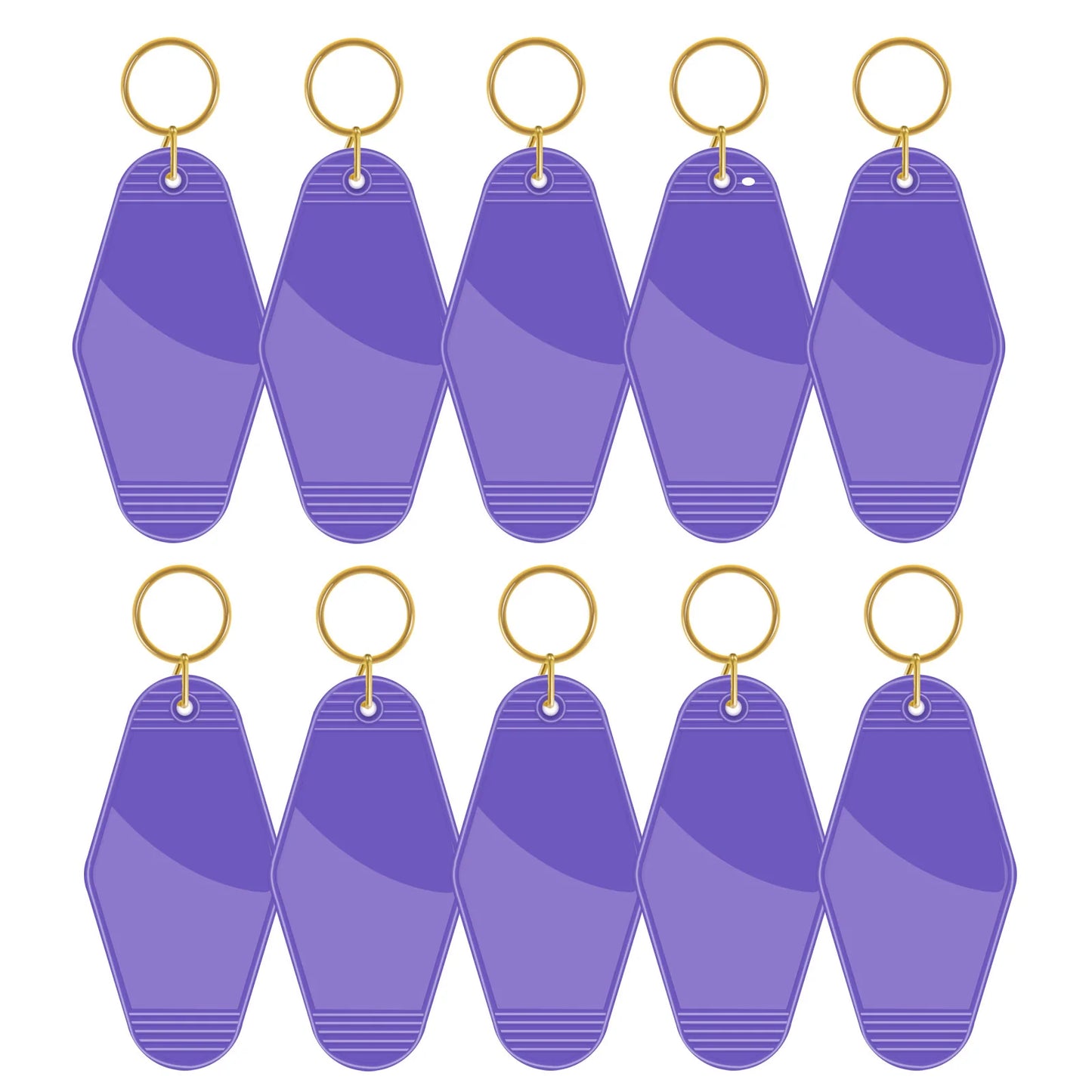 Purple Motel Keyring