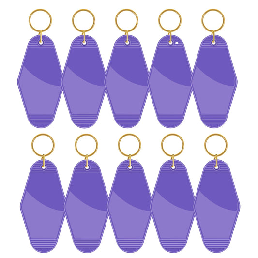 Purple Motel Keyring
