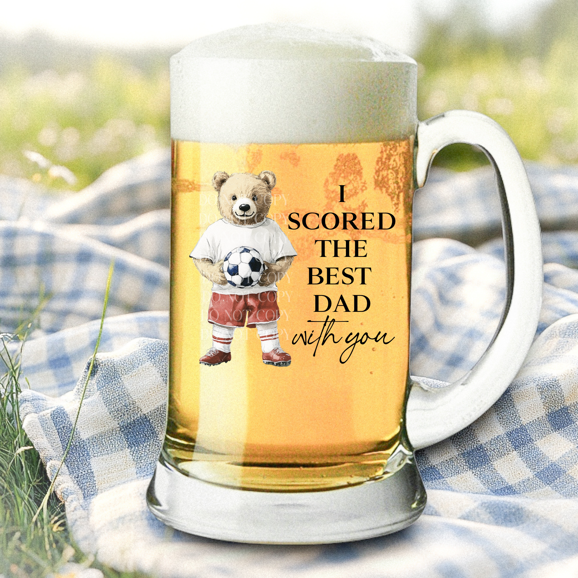 UVDTF - Scored the best dad Football Tankard