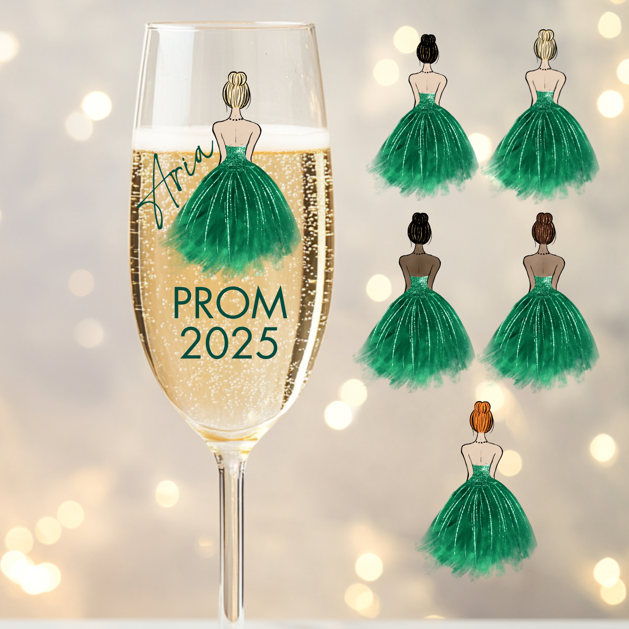 UVDTF - Prom Dress Emerald