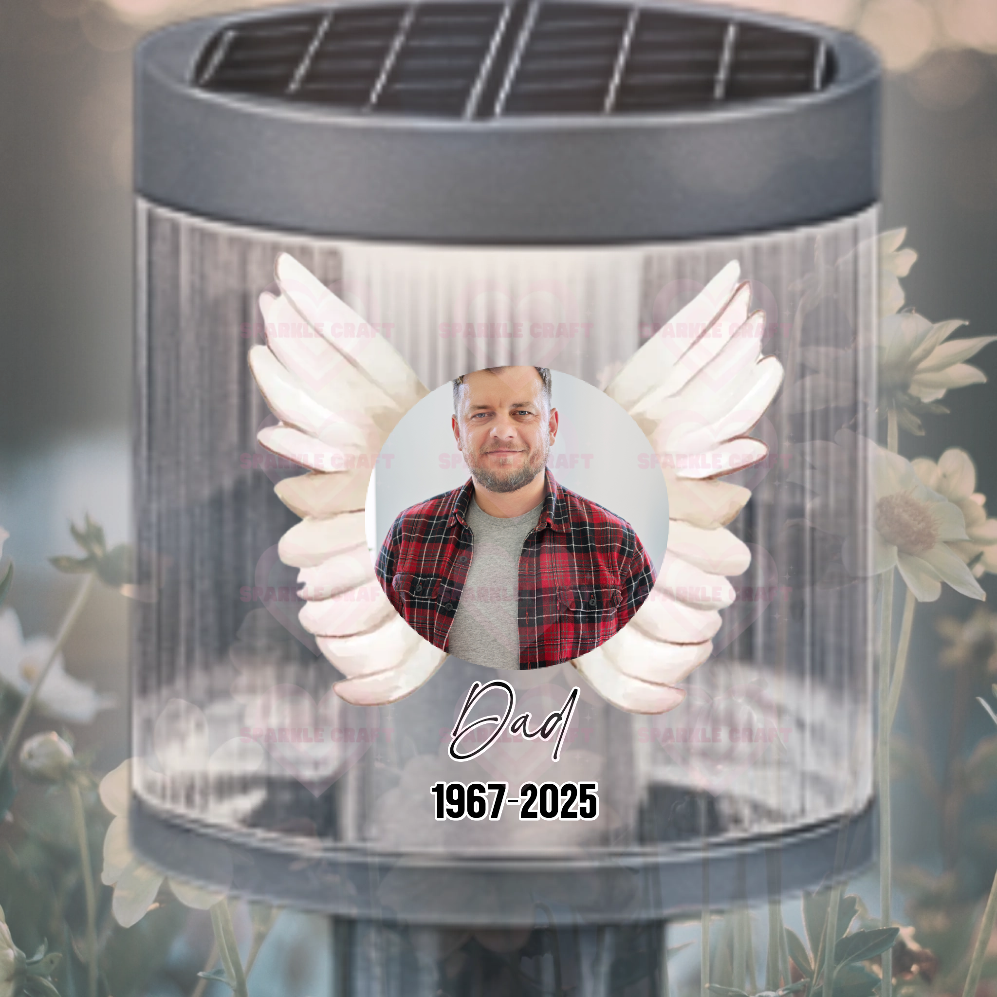 UVDTF - White Wings Black Text