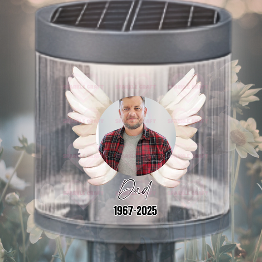 UVDTF - White Wings Black Text
