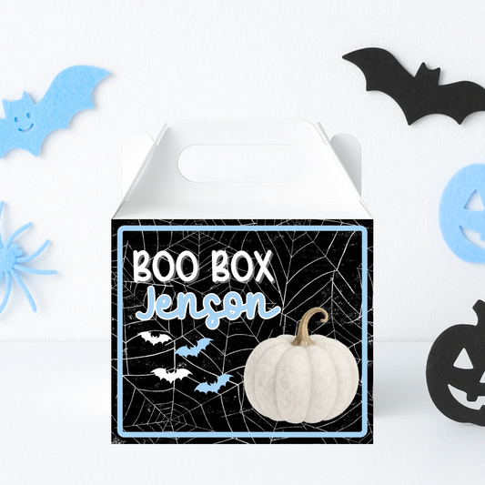 Blue Boo Box - Party Box Decal