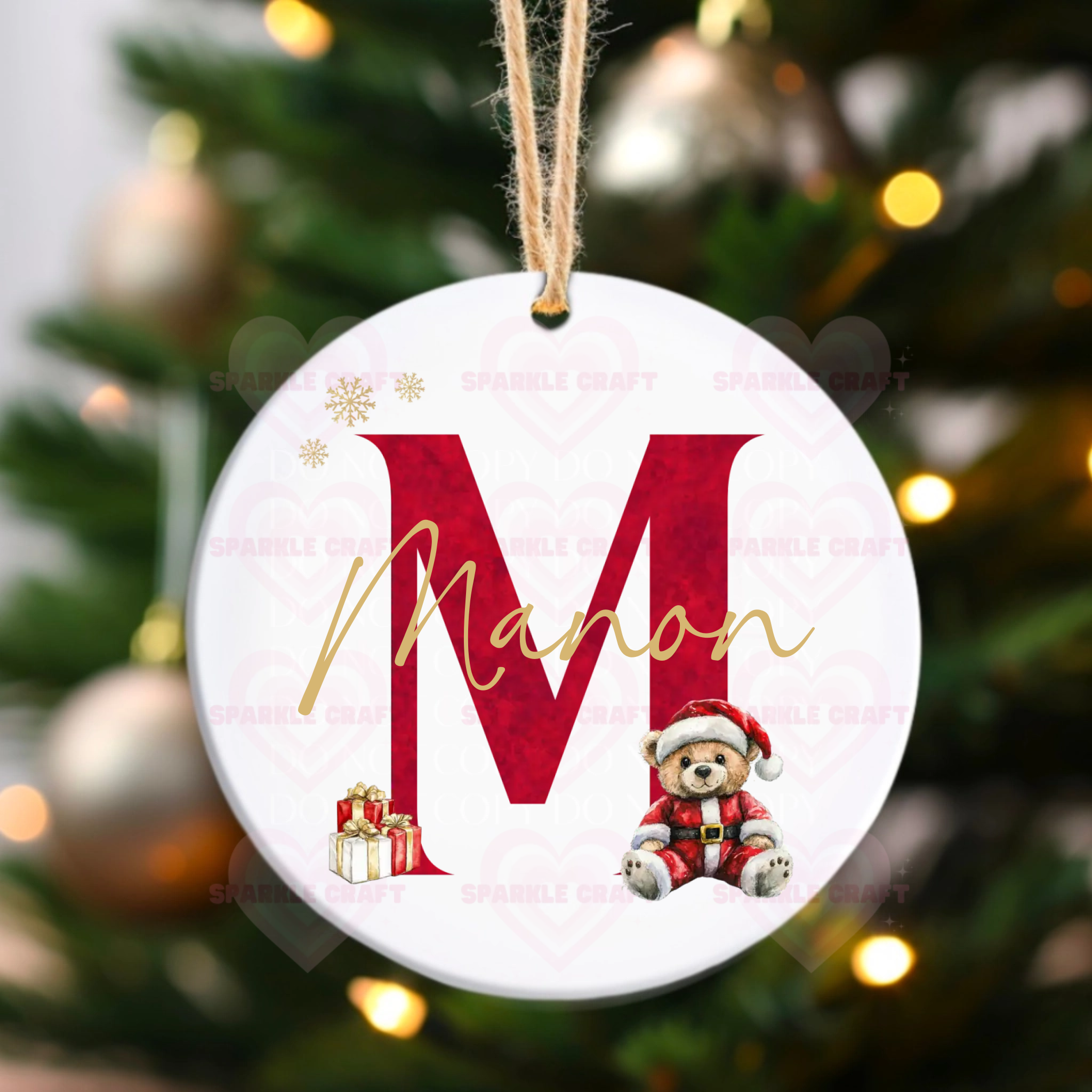 UVDTF - Red Santa Decoration Decal