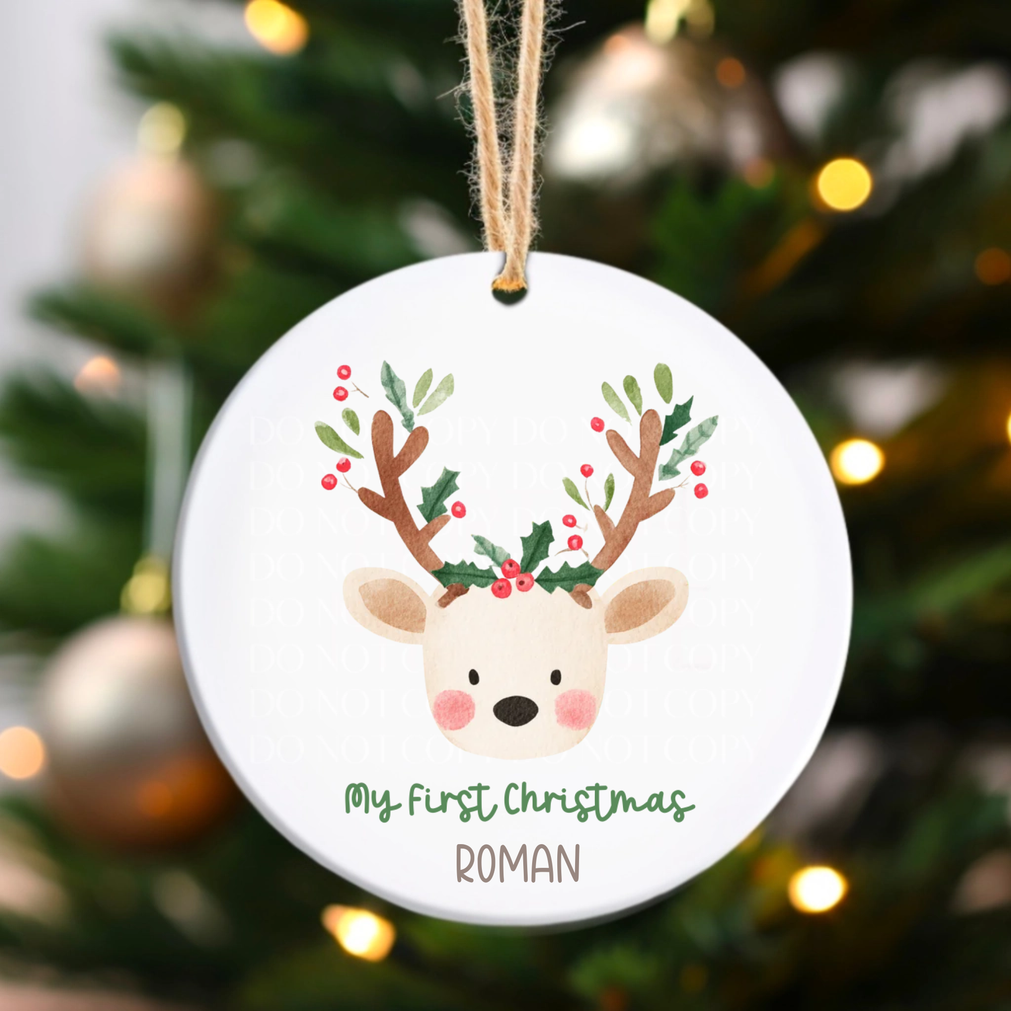 UVDTF - Cutesty Reindeer Decoration Decal