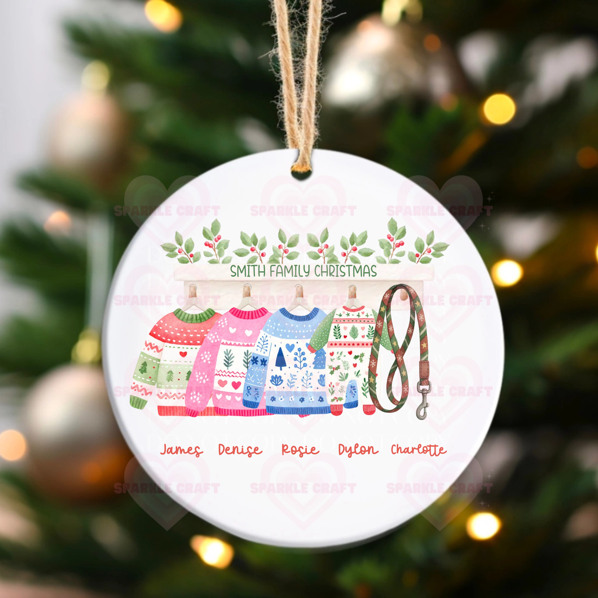 UVDTF - Family Jumper Decoration Decal