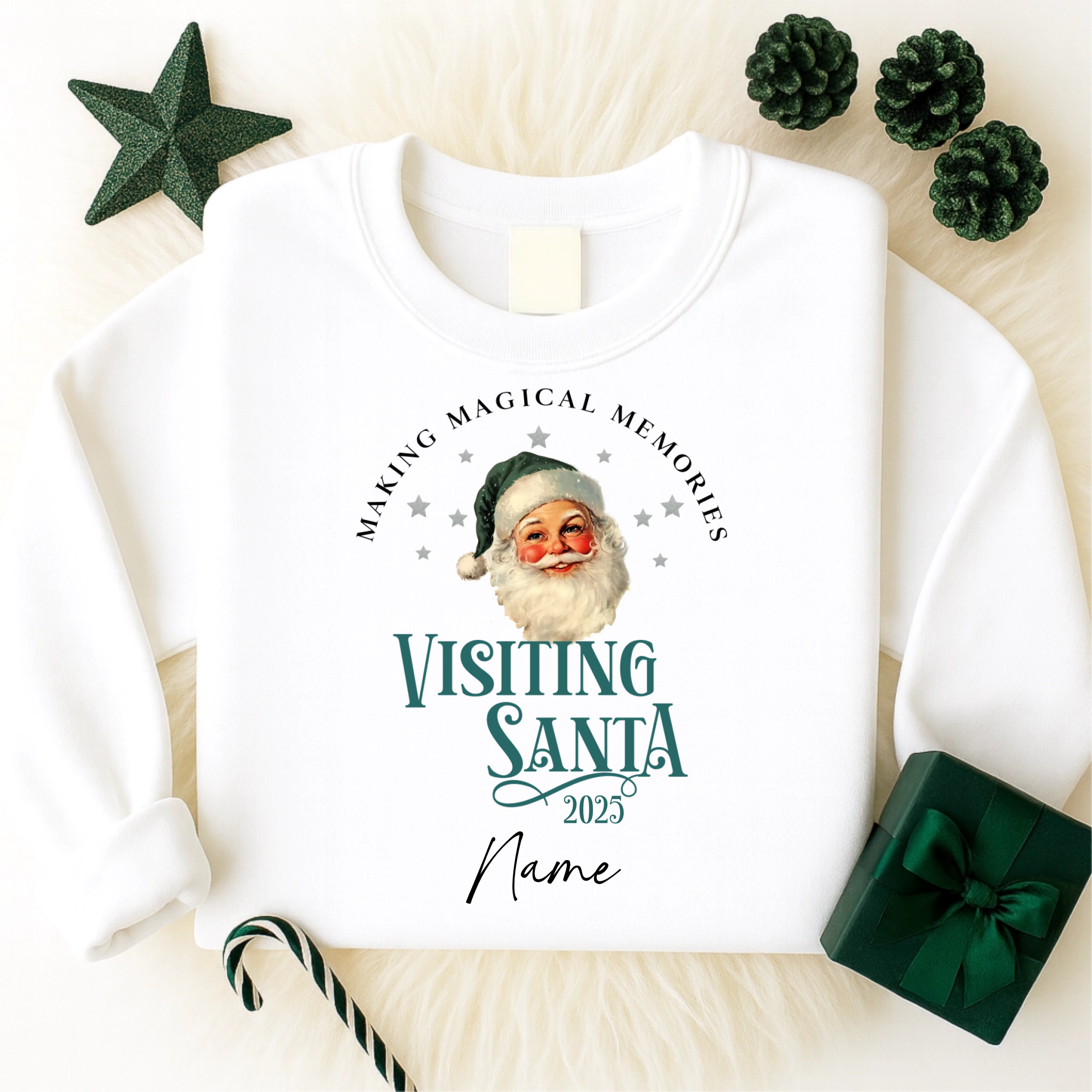 DTF - Visiting Santa Kids 2025 Green
