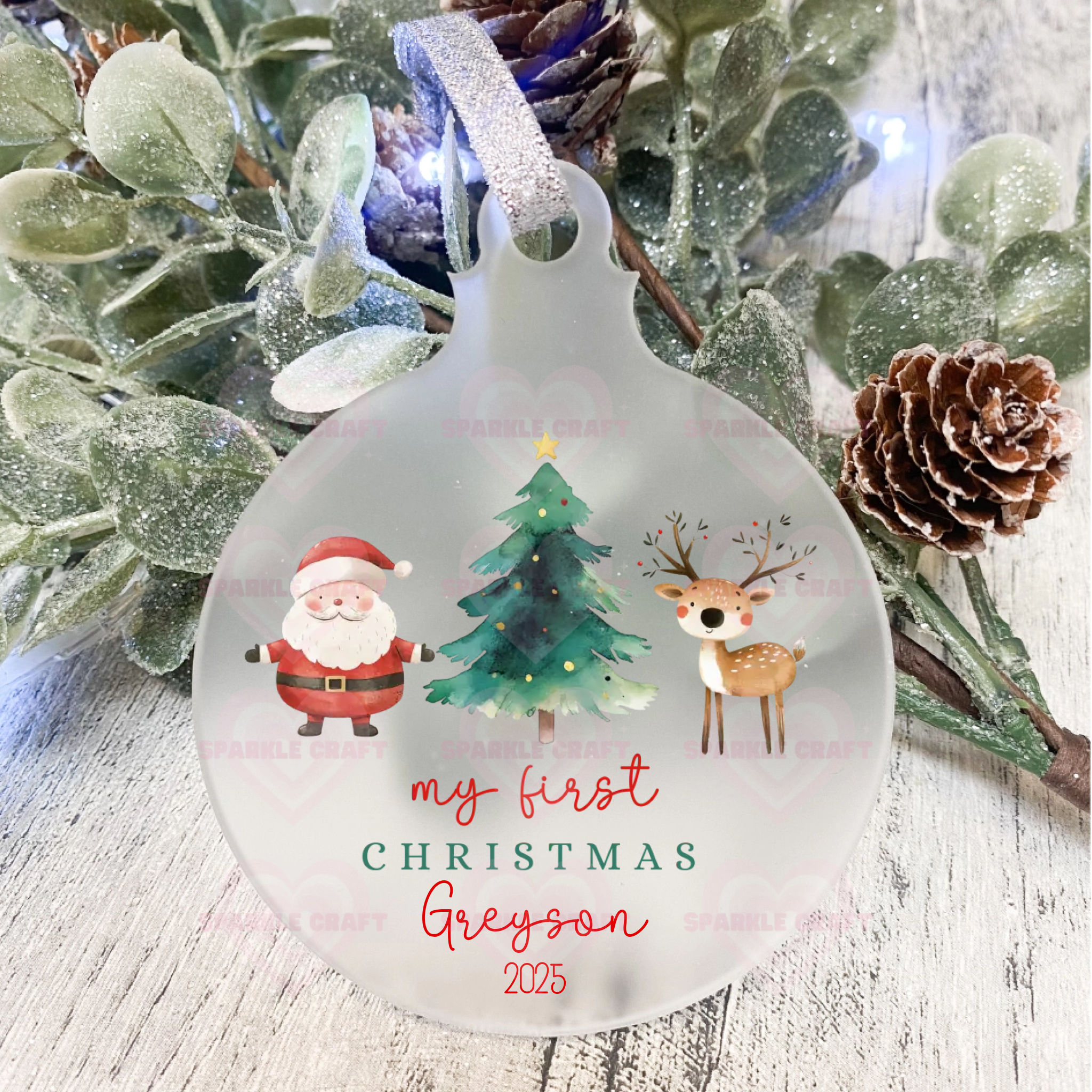 UVDTF - My First Christmas Santa, Tree & Reindeer