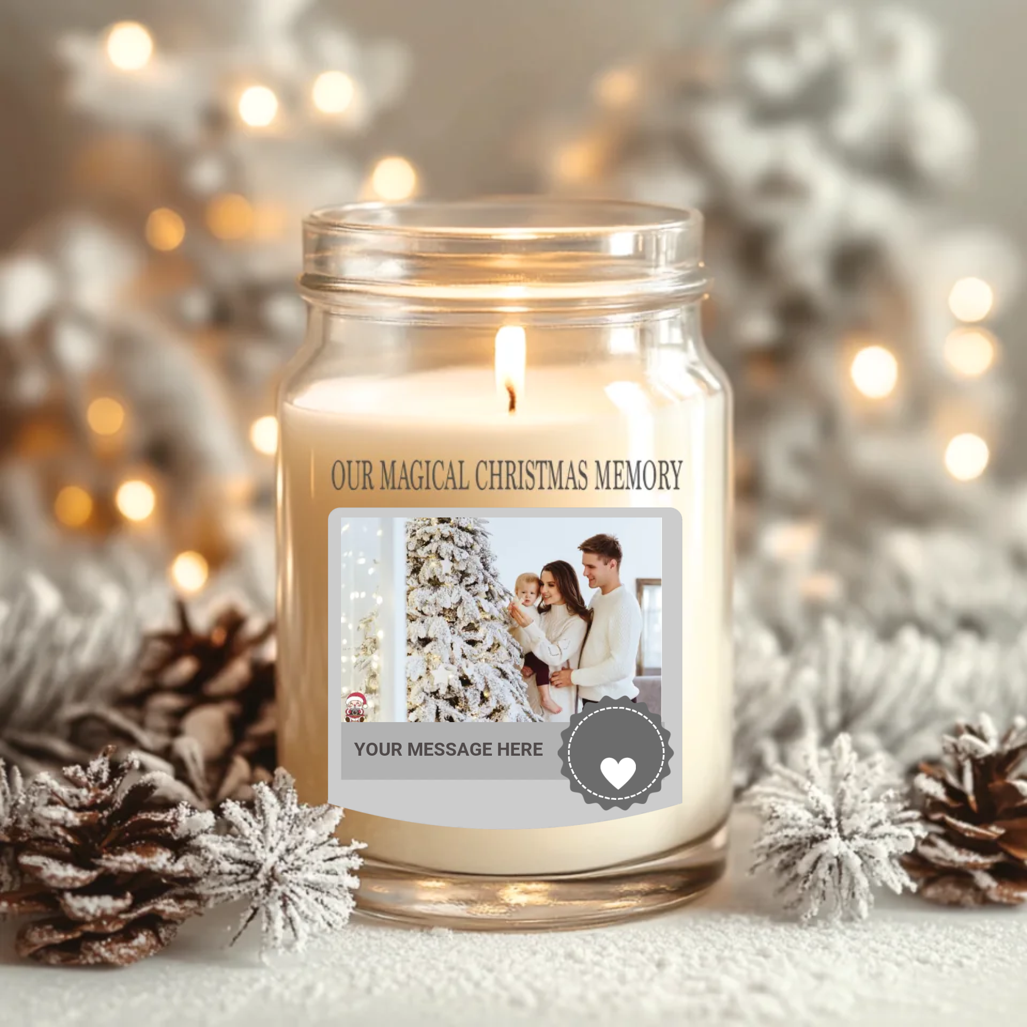 Our Magical Christmas Memory Candle Label