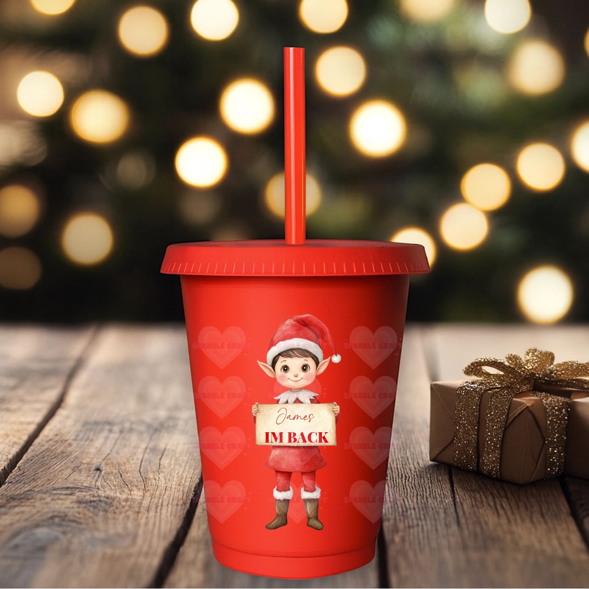UVDTF - Elf Sign Cold Cup Decal
