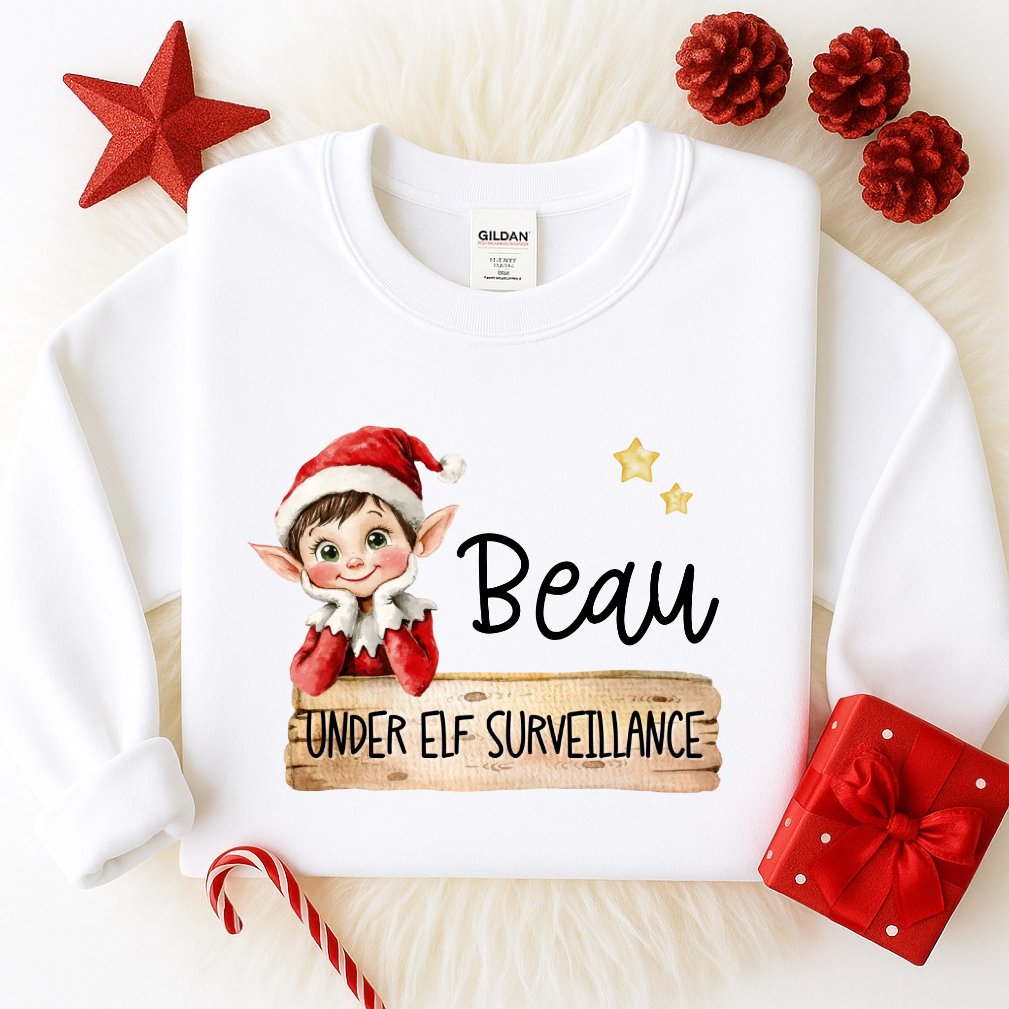 DTF - Under Elf Surveillance – Sparkle Craft Vinyl Limited