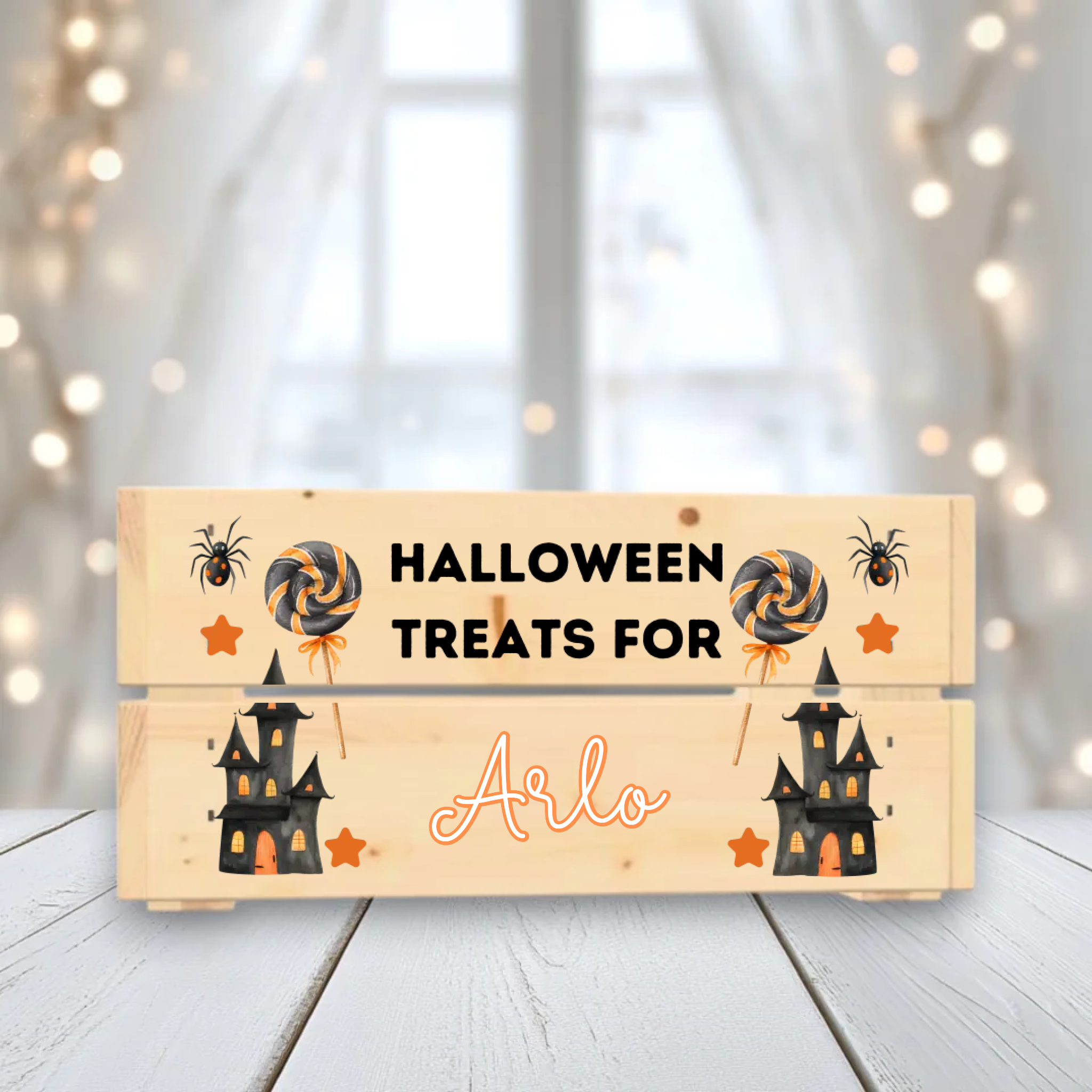 UVDTF - Halloween Crate Decal