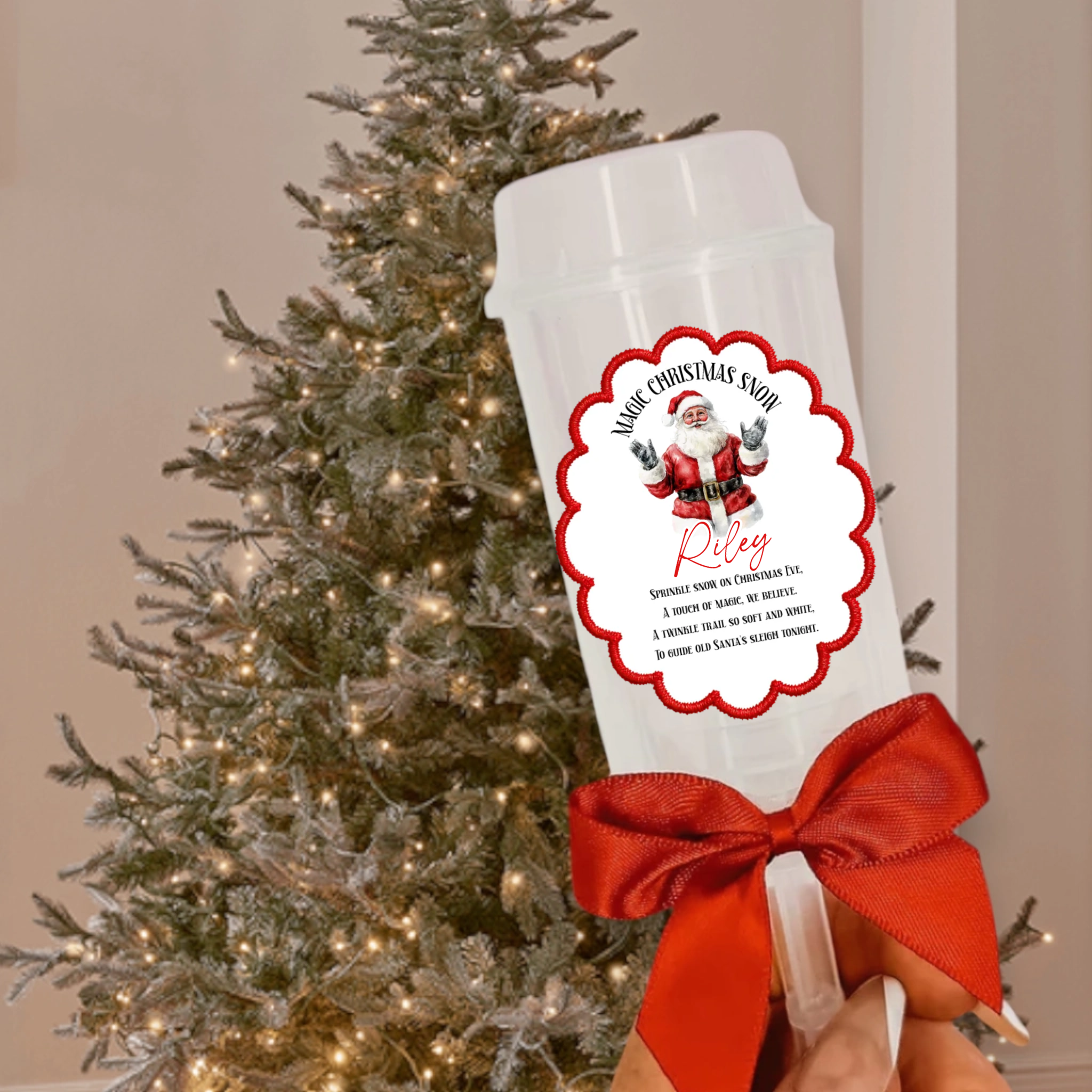 UVDTF  - Magic Christmas Snow Popper Decal