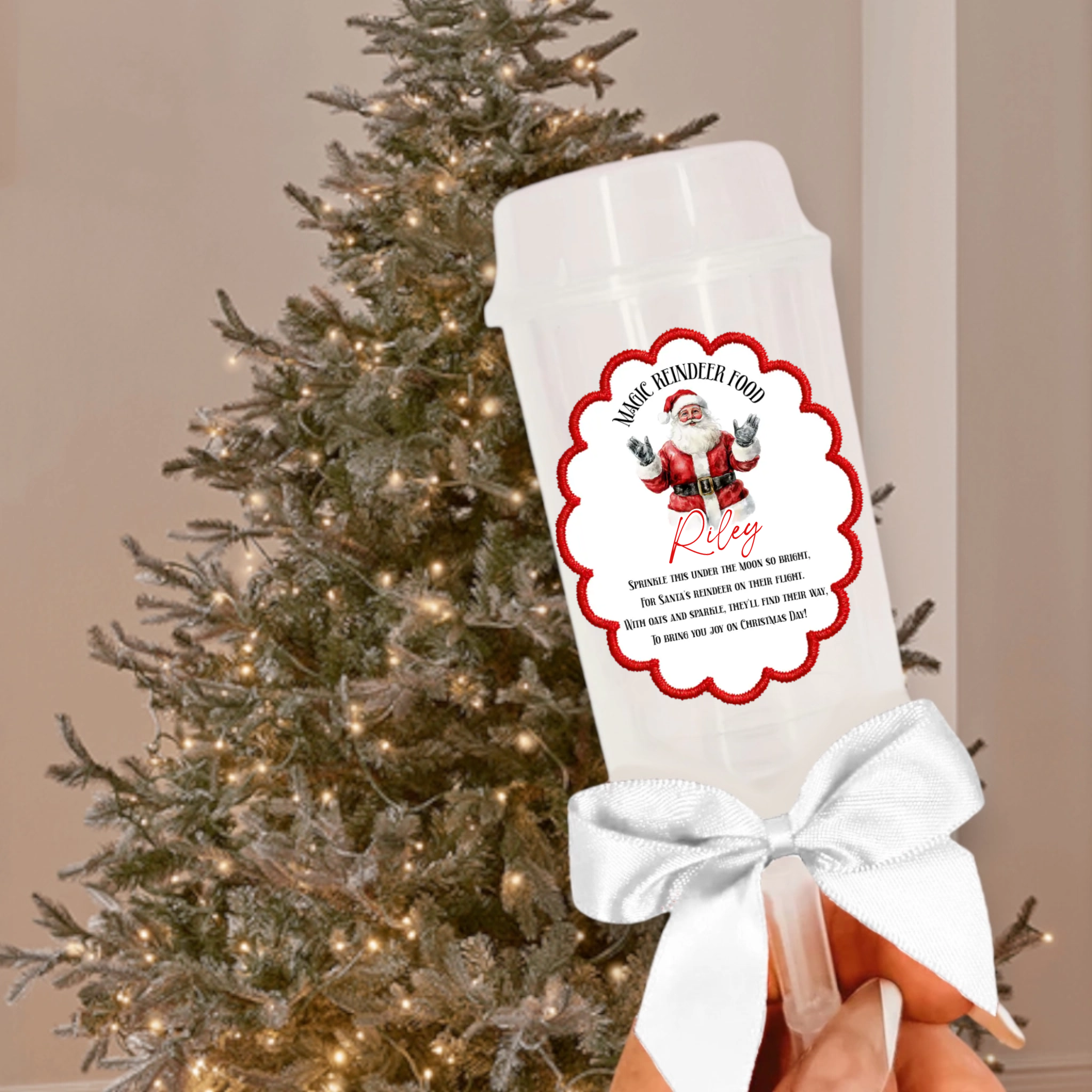 UVDTF  - Magic Reindeer Food Snow Popper Decal