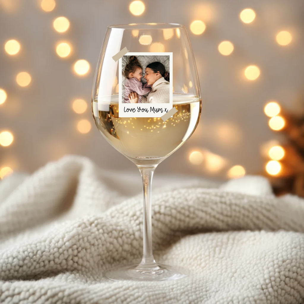 UVDTF - Wine Glass Polaroid