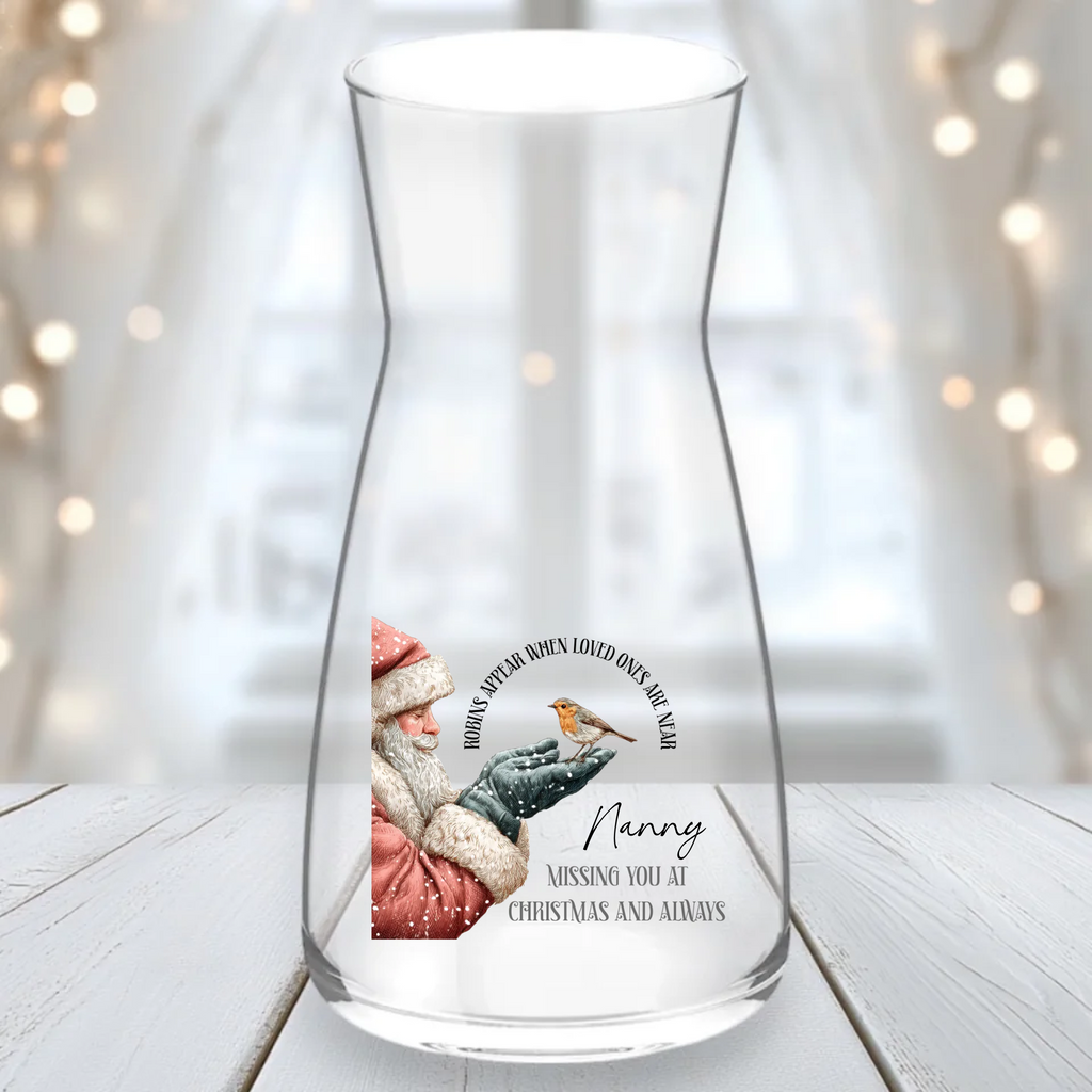 UVDTF  - Santa Robin Vase Decal