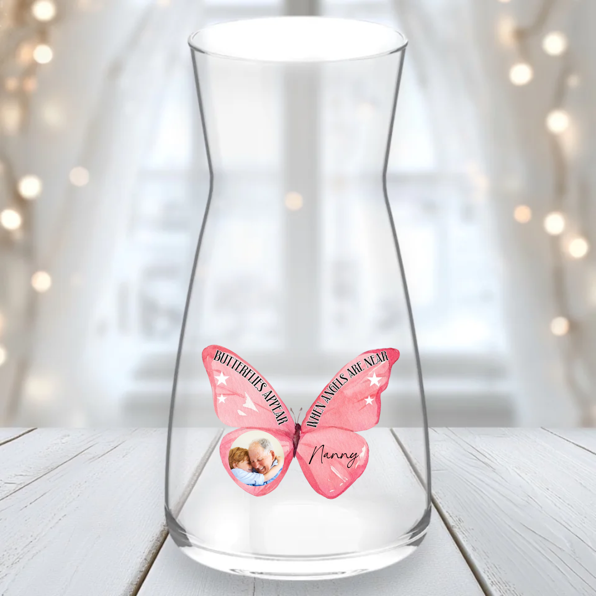 UVDTF  - Butterfly Vase Decal