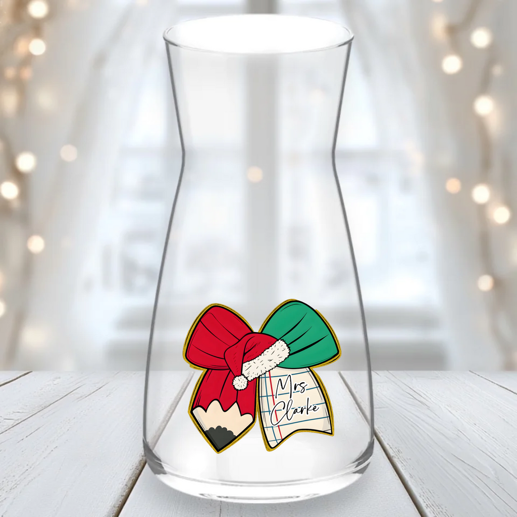 UVDTF  - Teacher Christmas Bow