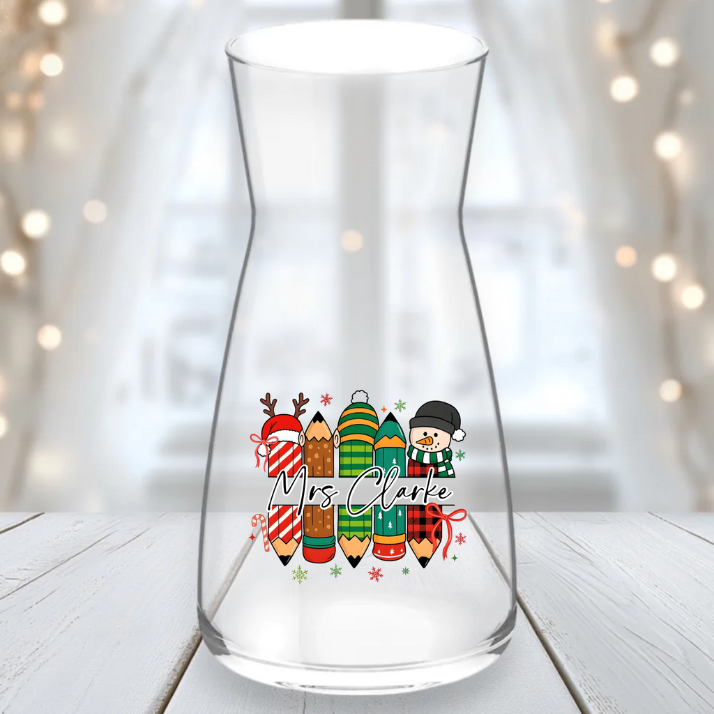 UVDTF  - Teacher Christmas Pencils