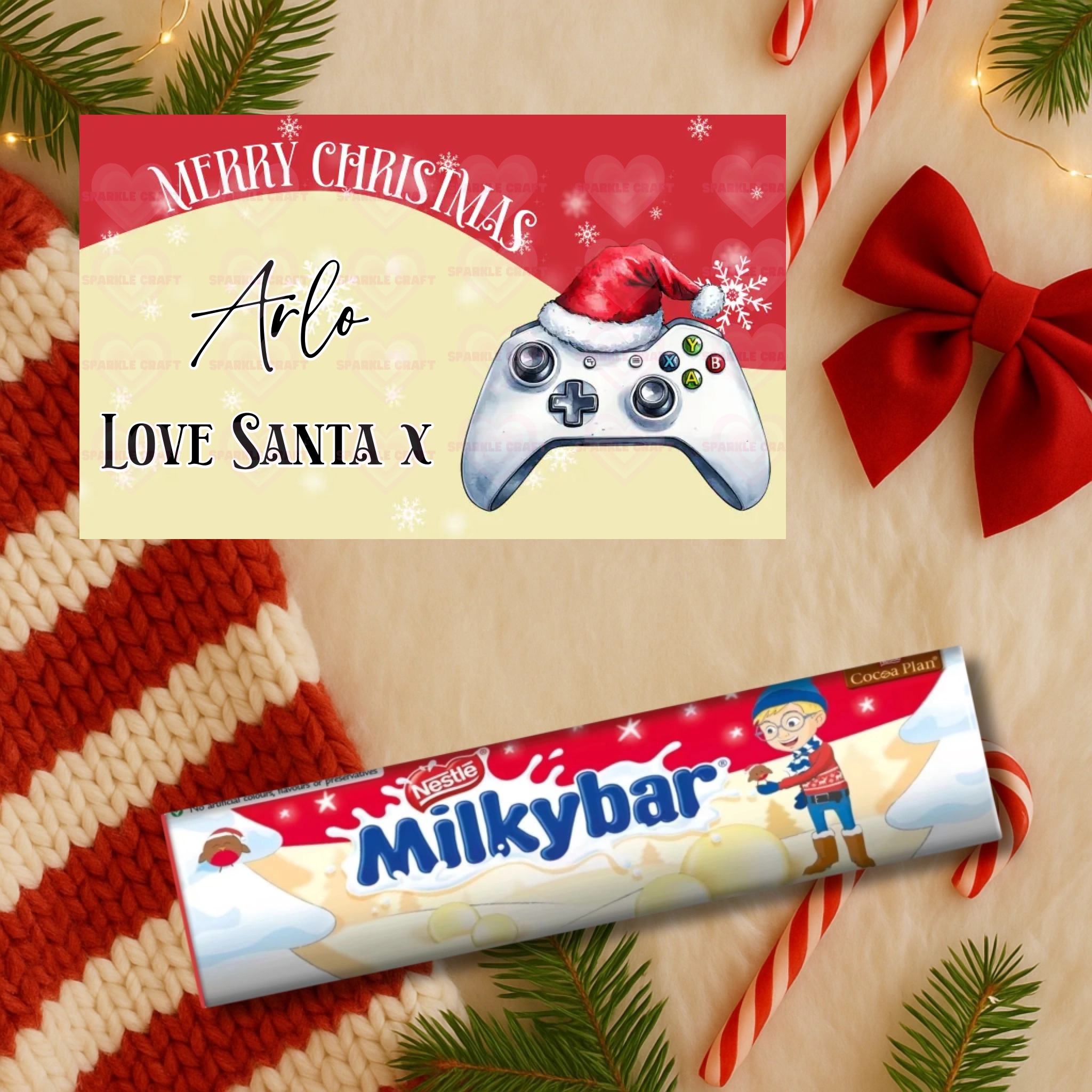 Sweet tube label - White Controller