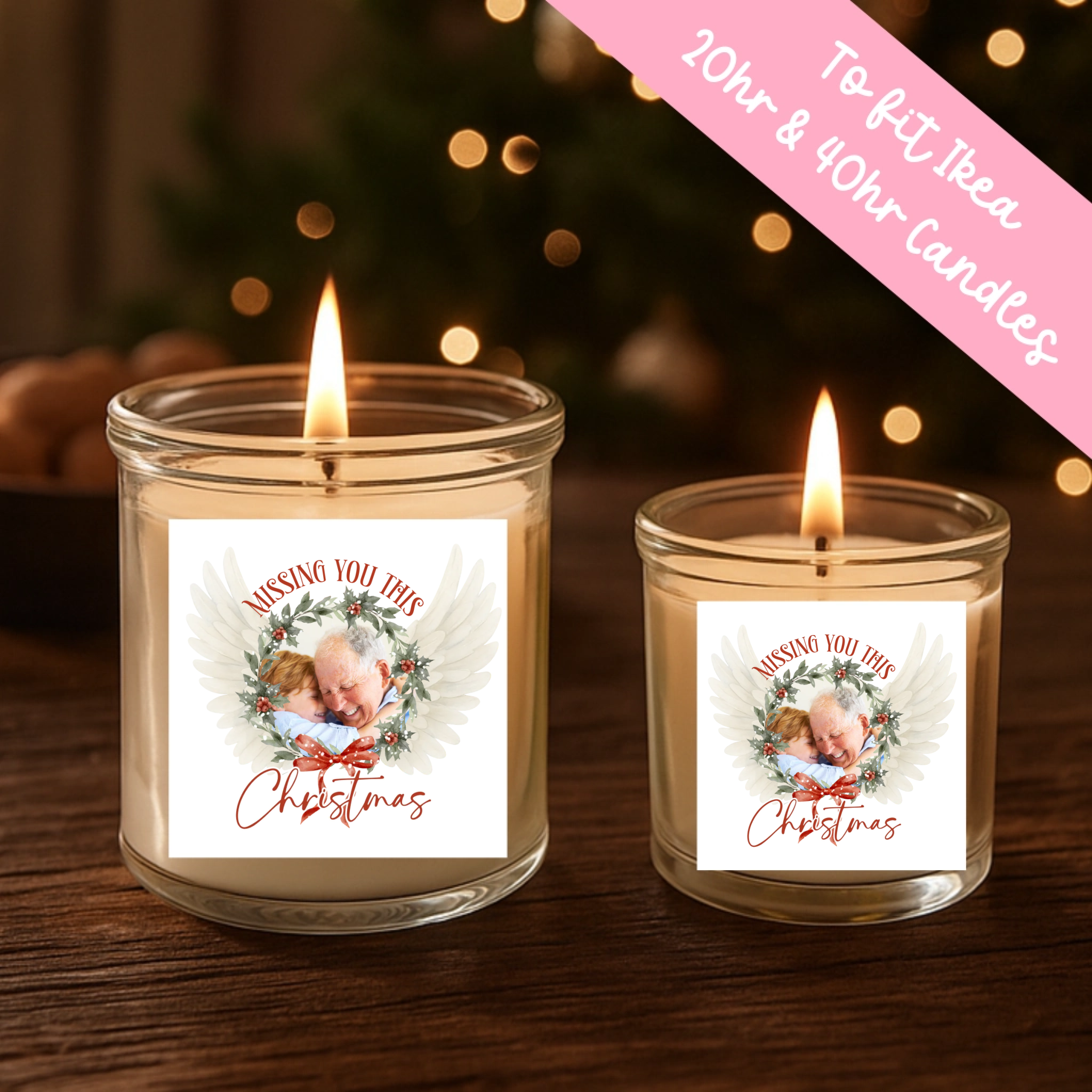 Angel Wings - Candle Label