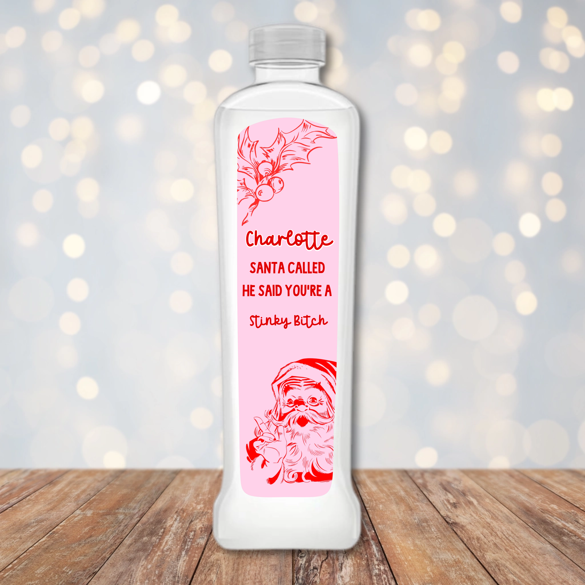 Bubble Bath Label - Santa Called