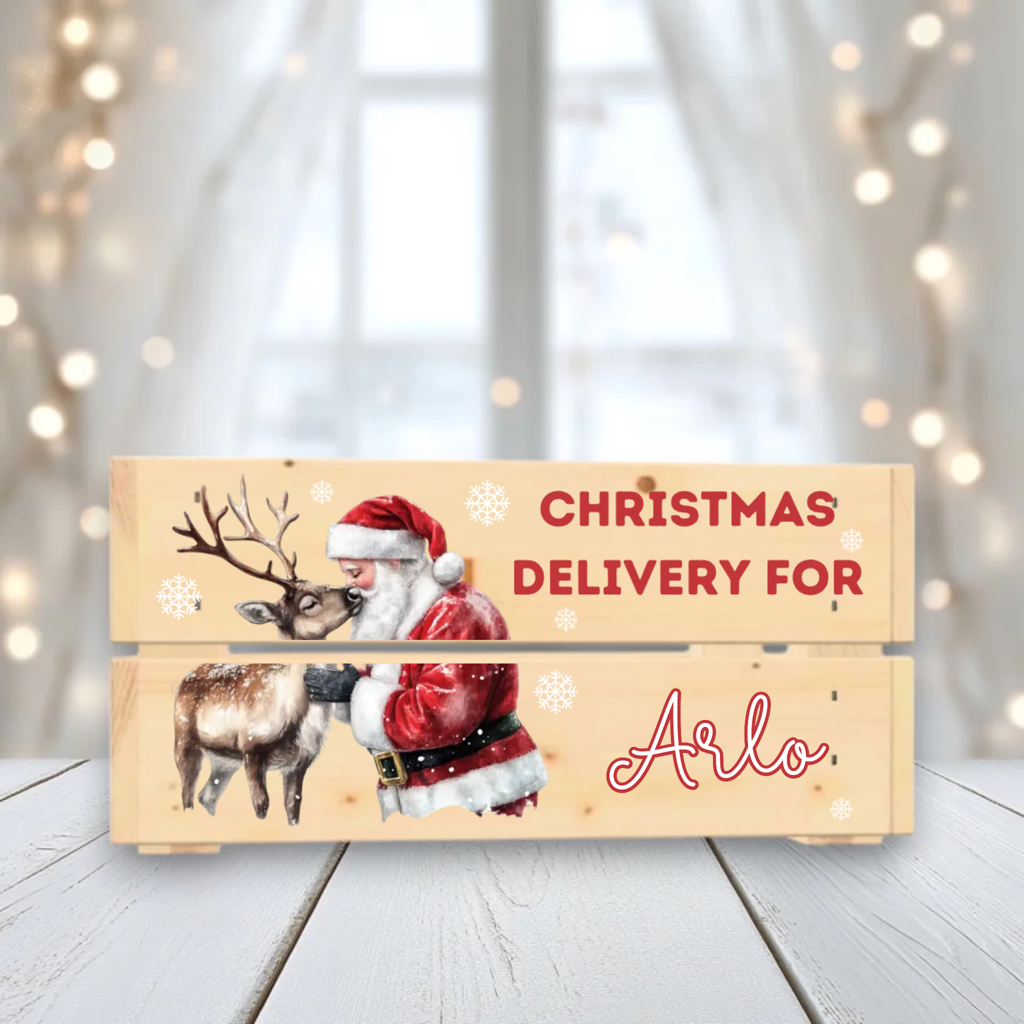 UVDTF - Christmas Santa Crate