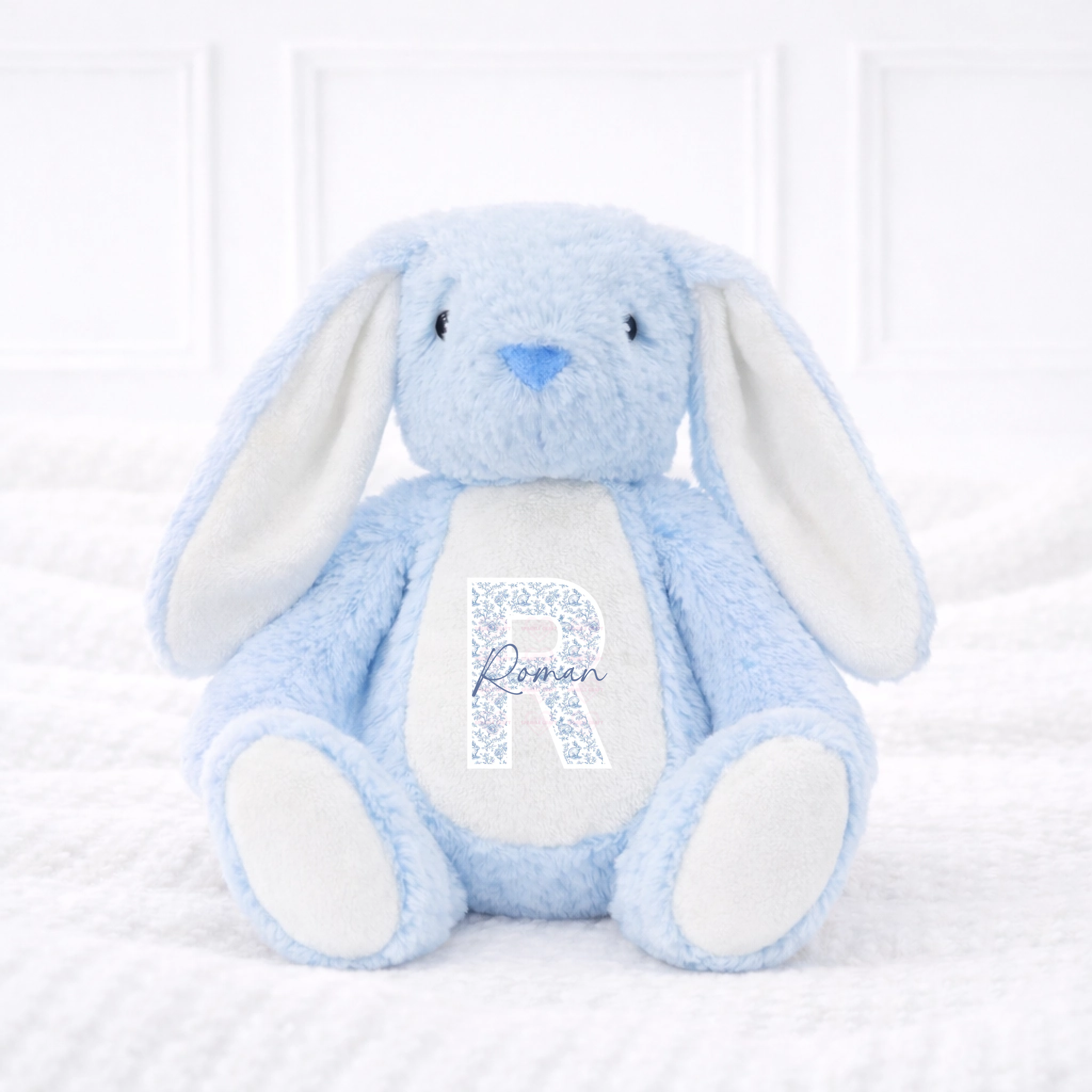 DTF - Mumbles Bunny Blue Letters