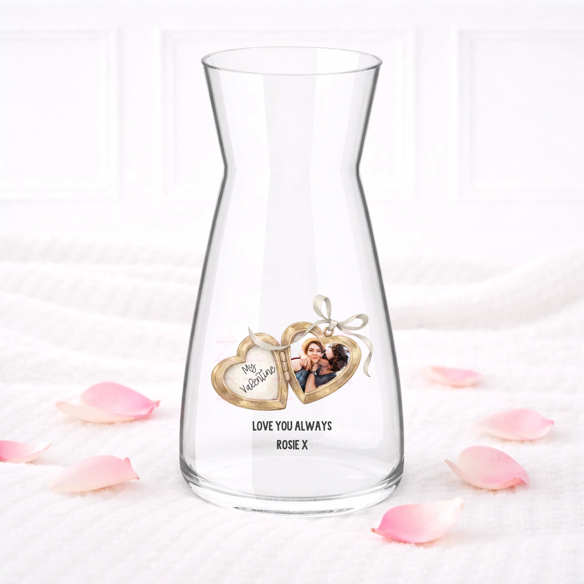 UVDTF  - My Valentine Locket Vase Decal