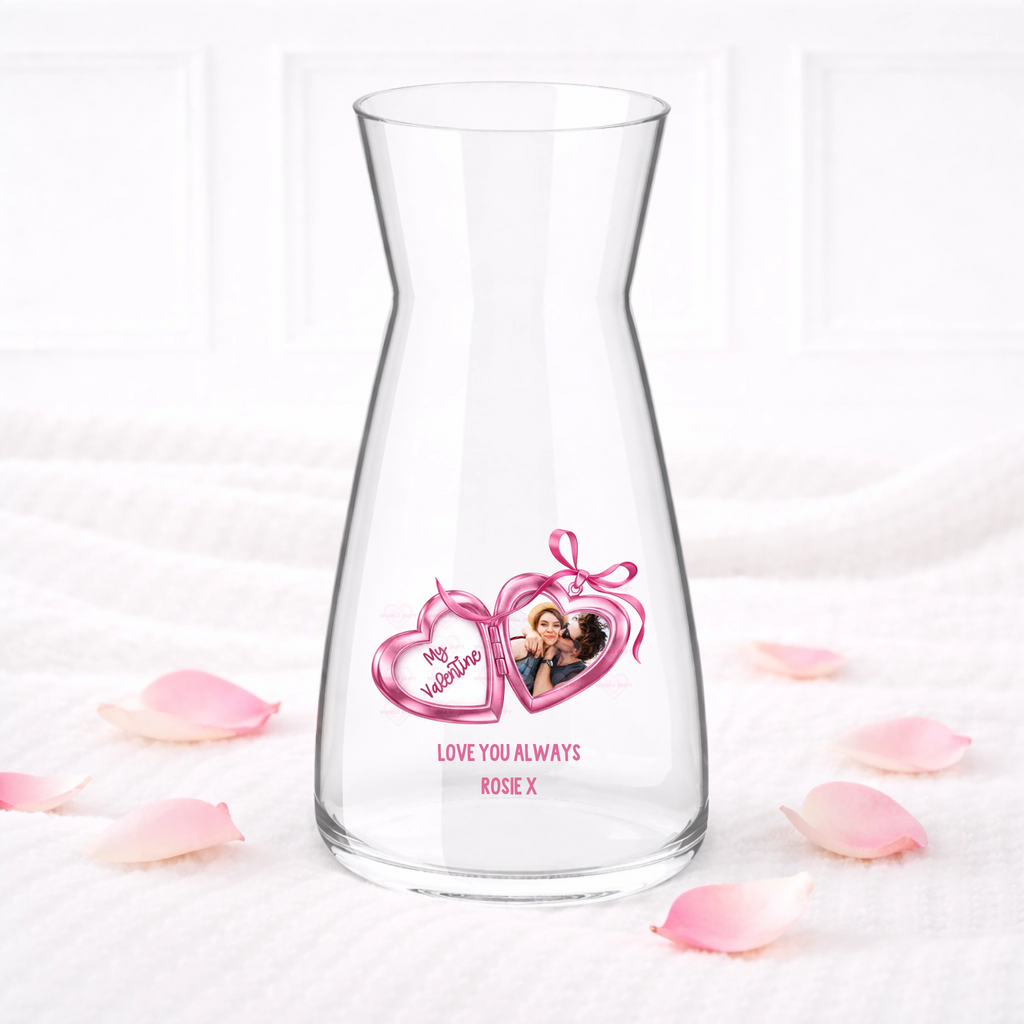 UVDTF  - Pink My Valentine Locket Vase Decal