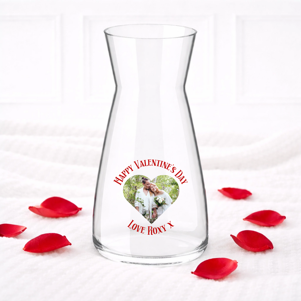 UVDTF  - Heart Photo Vase Decal