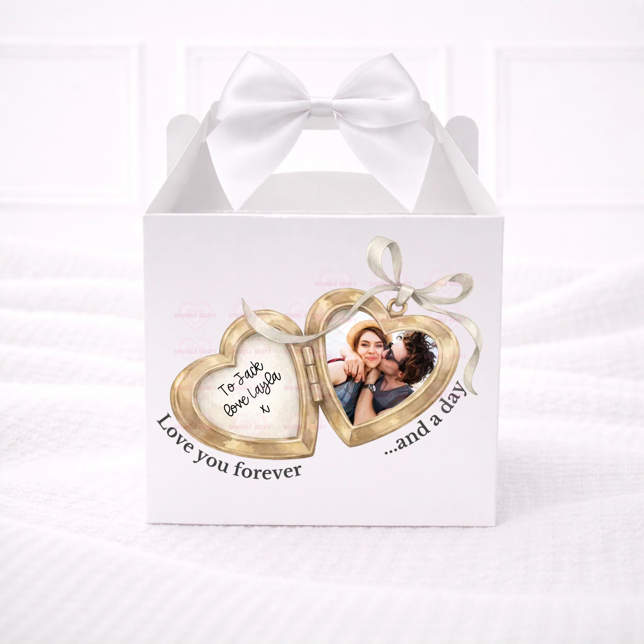 Valentines Locket - White Party Box Decal