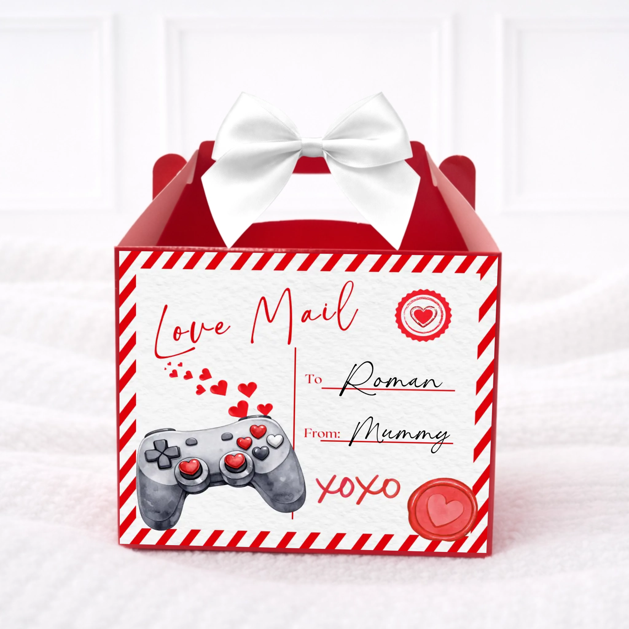 Love Mail Gaming - White Party Box Decal