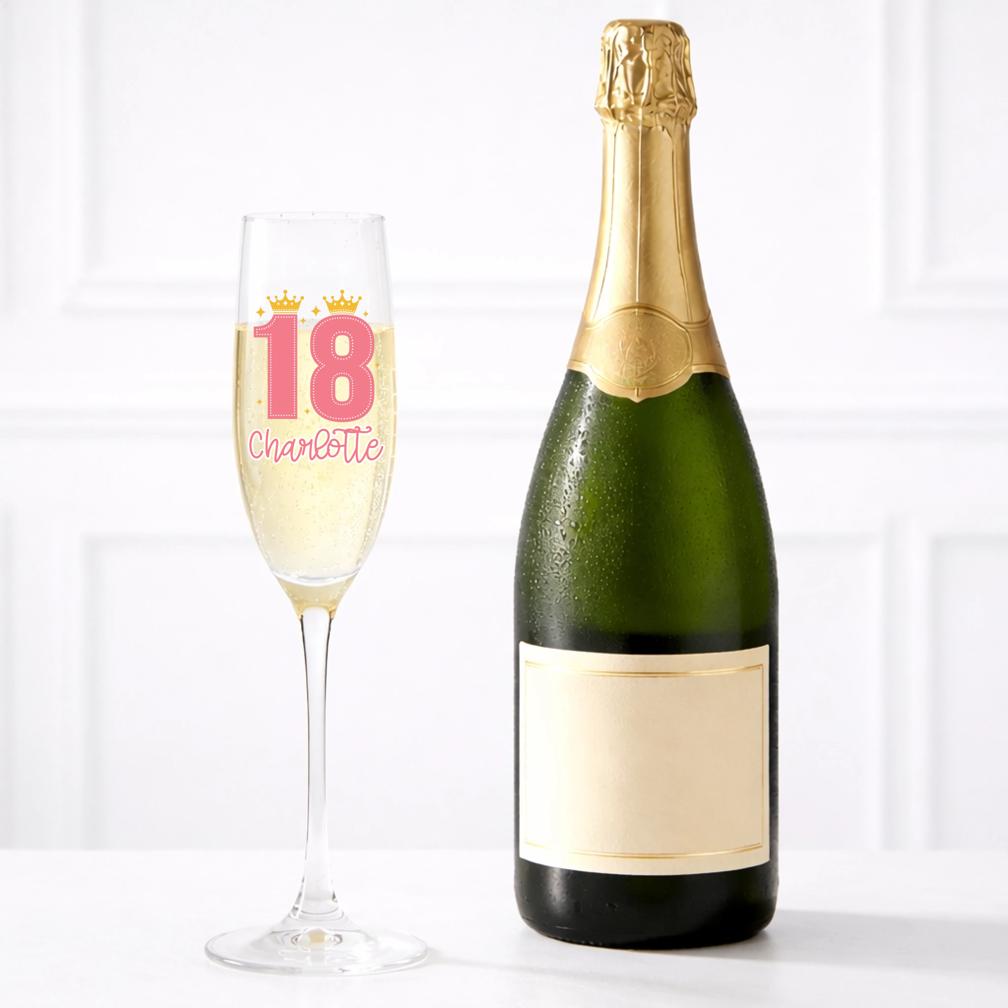 UVDTF  - Crown Pink Age Glass Decal