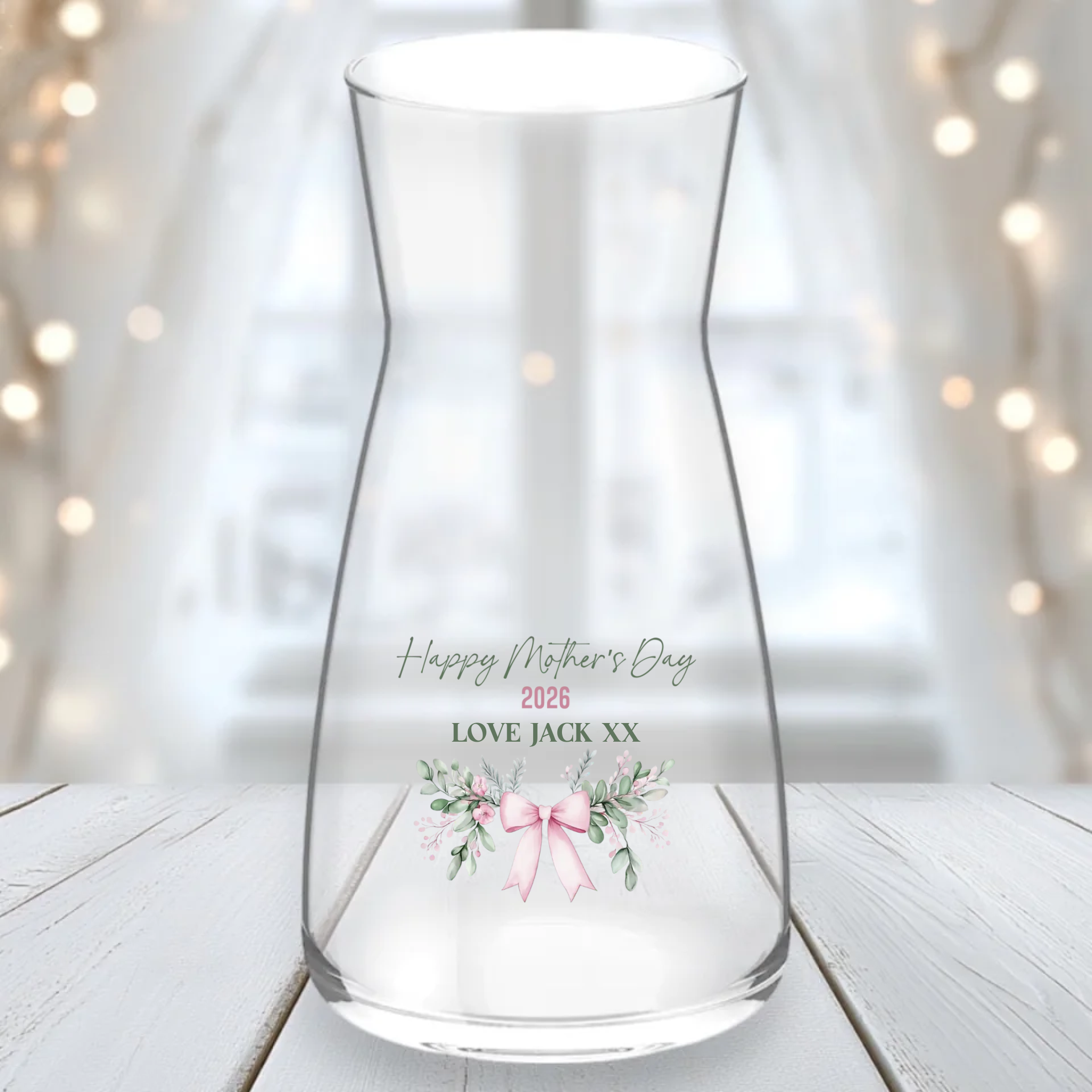 UVDTF  - 2026 Flower Bow Vase Decal