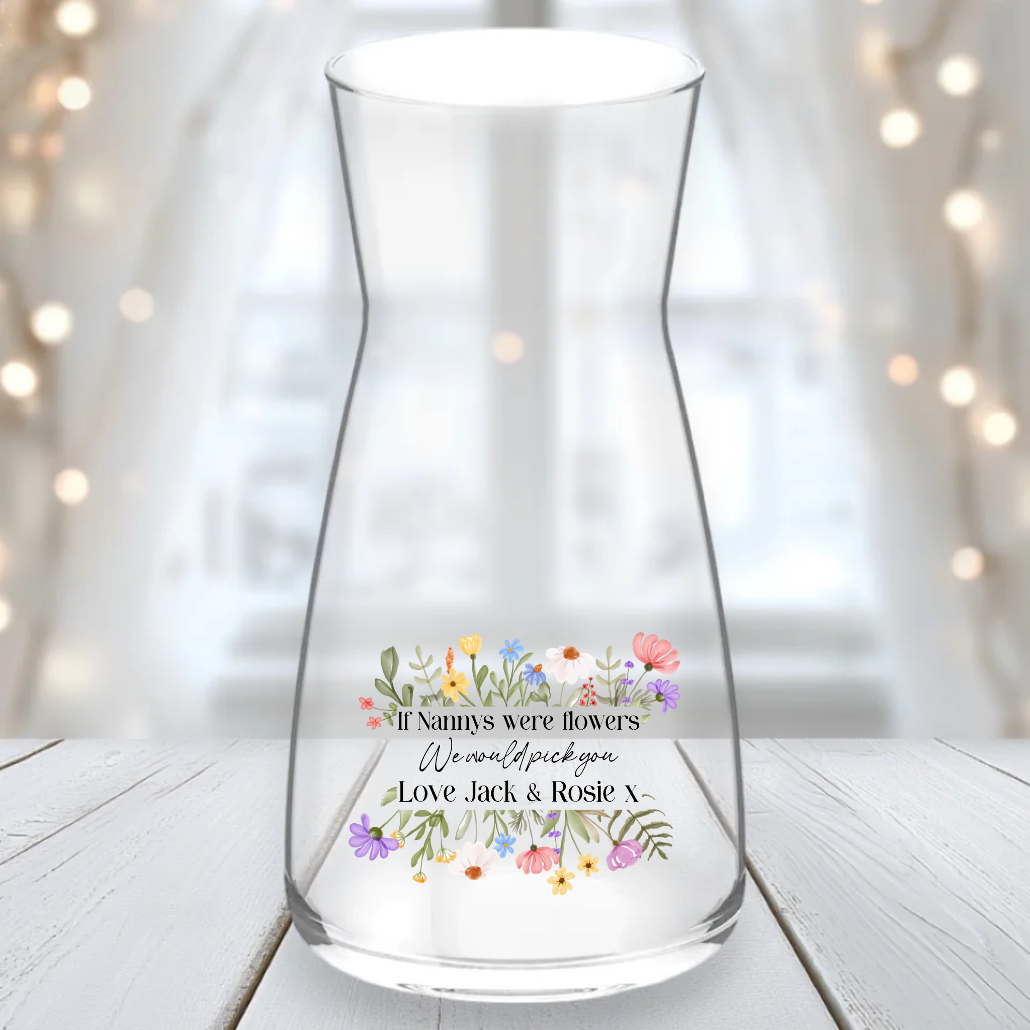 UVDTF  - If Nannys Were Flowers We Would Pick You Vase Decal
