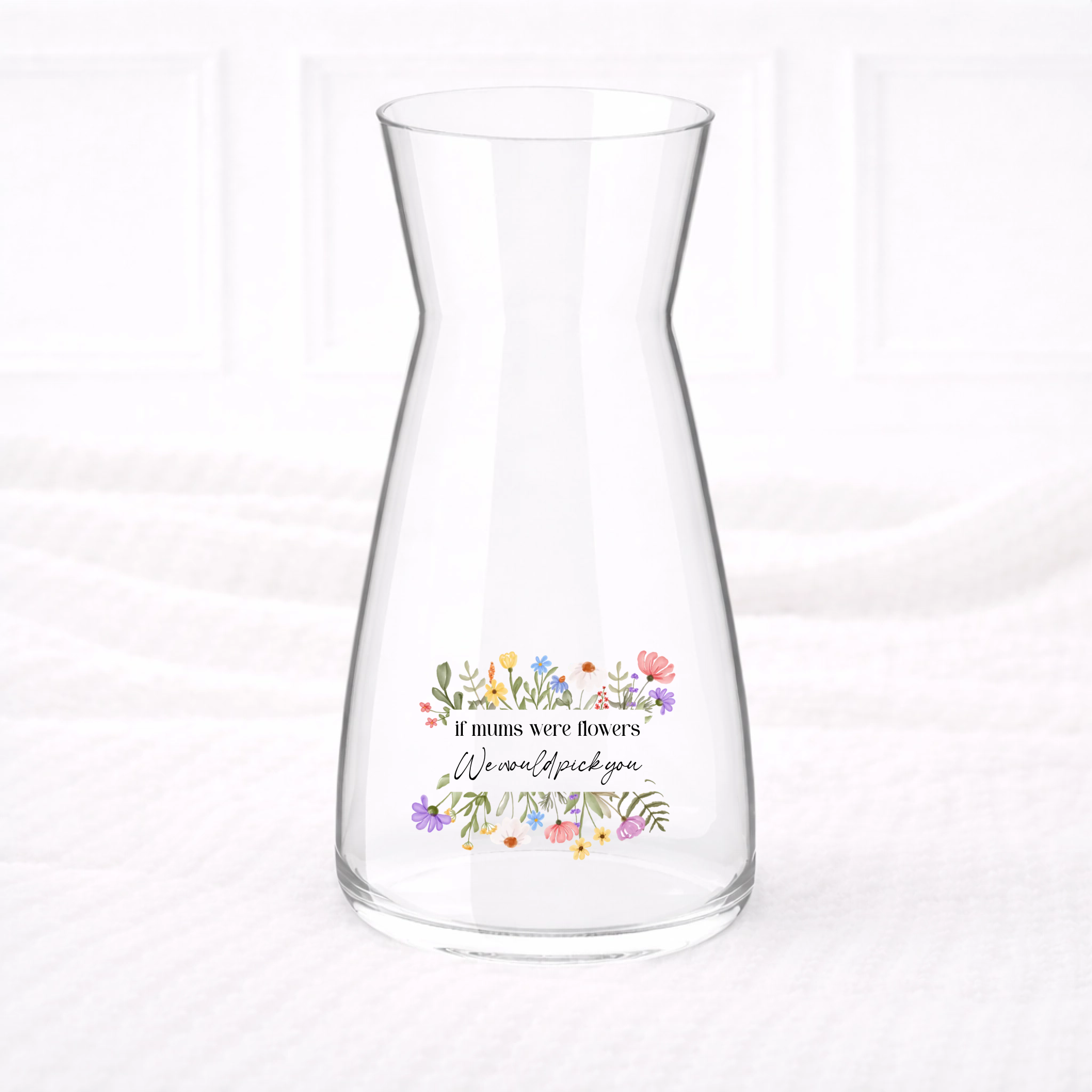 UVDTF  - Wild Flower 2 Line Customisable Vase Decal