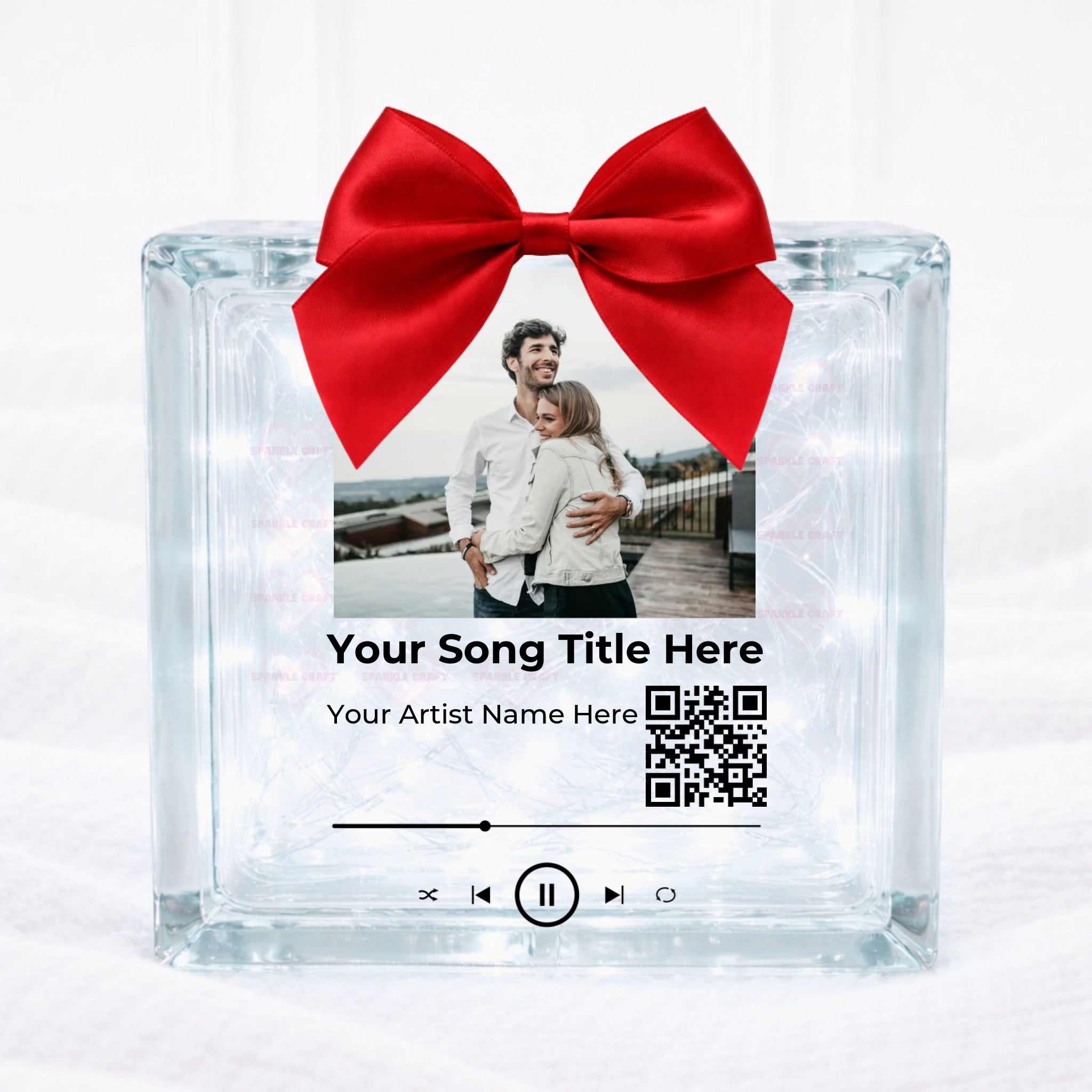 UVDTF  - Music Glass Block Decal