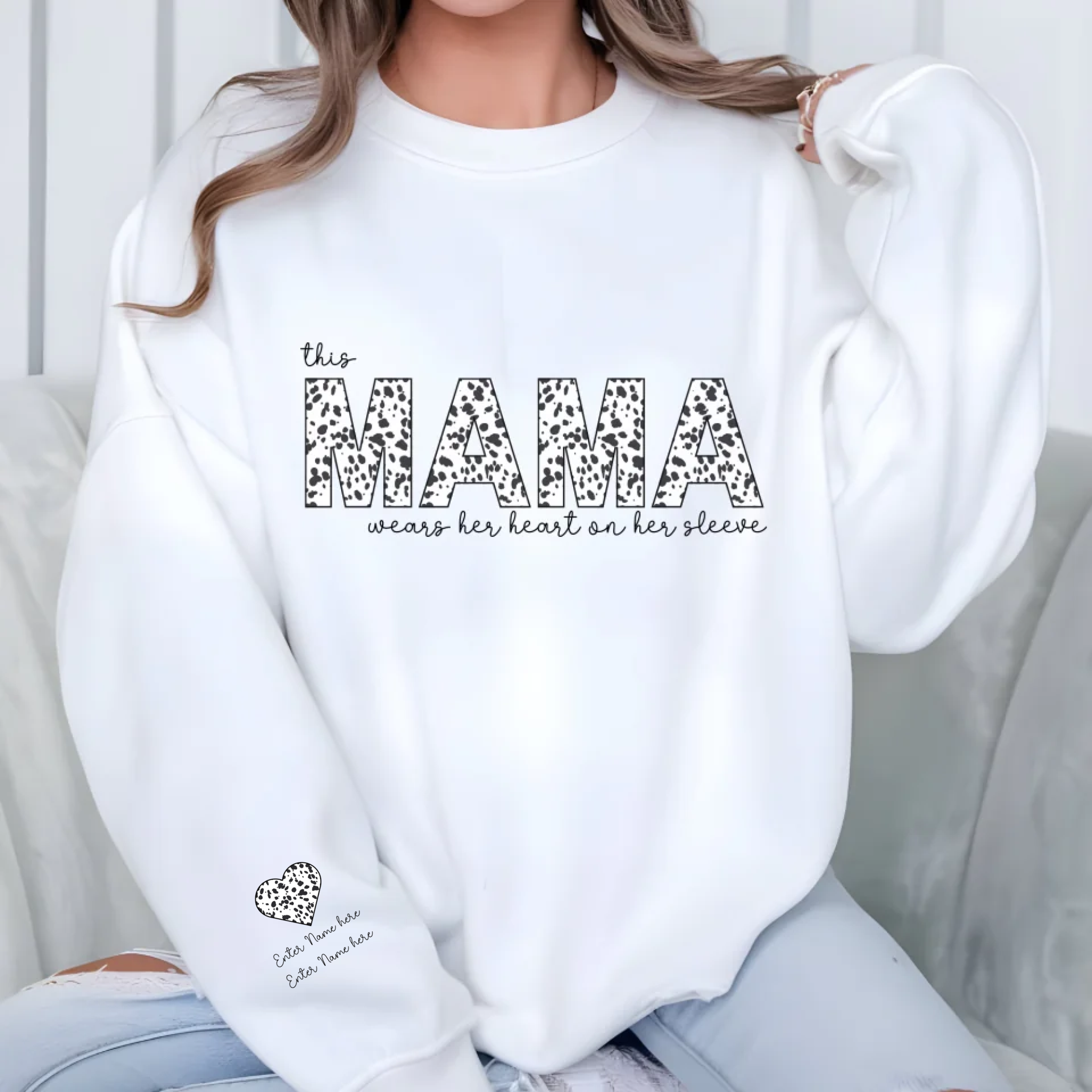 DTF - This Mama Dalmation Sweatshirt Decal
