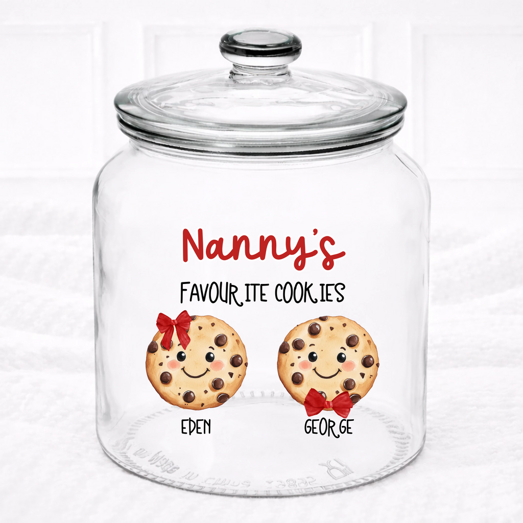 UVDTF  - Favourite Cookies Glass Jar Decal