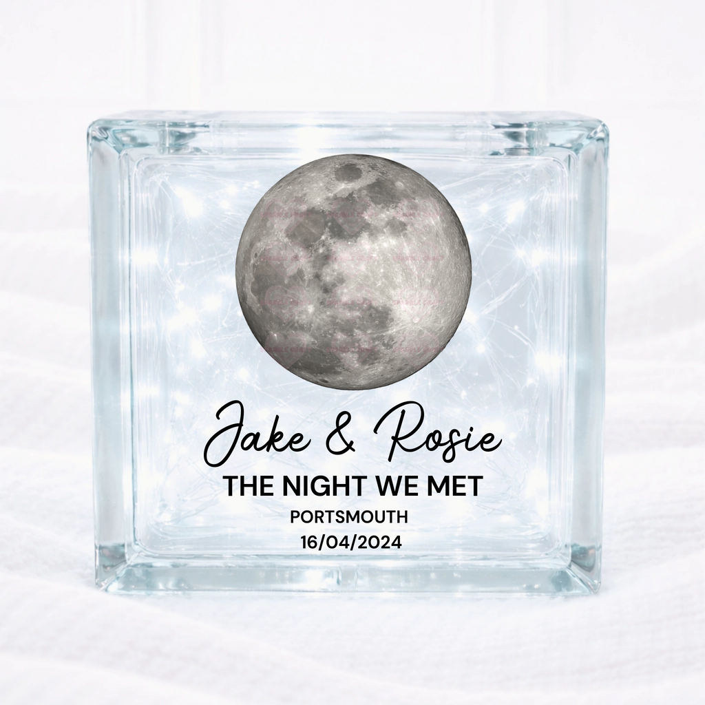 UVDTF  - The Night We Met Glass Block Decal