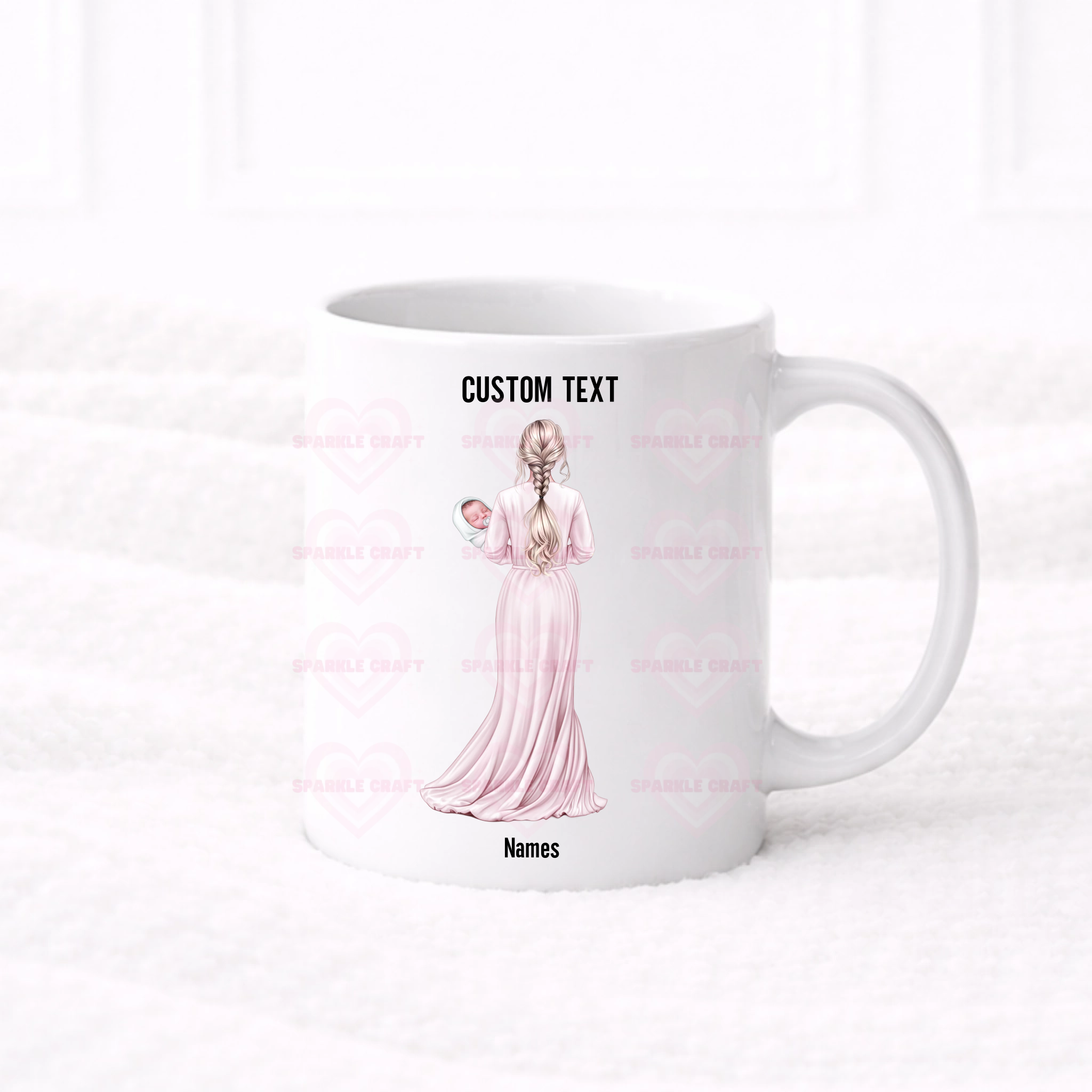 UVDTF -  Mum & Newborn Mug Decal