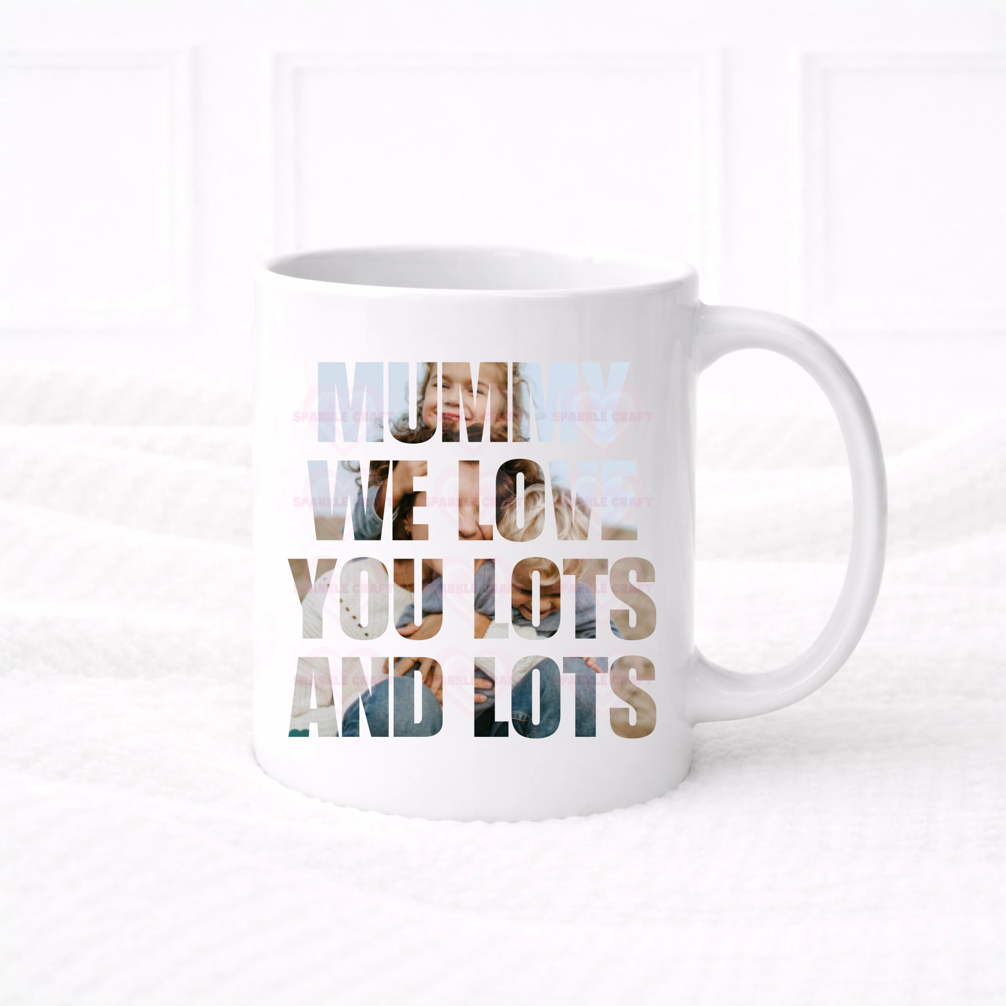 UVDTF -  Mummy We love you lots and lots Photo Mug Decal